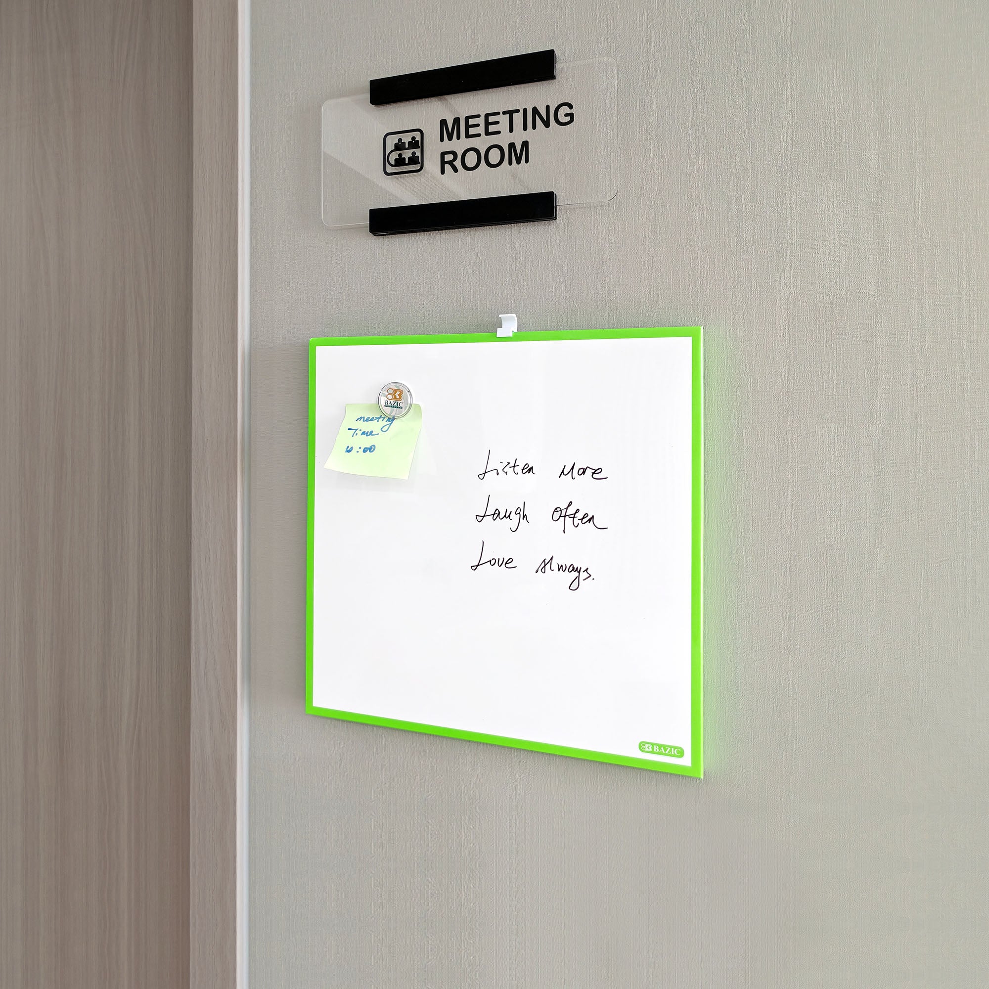 CUBIX Magnetic Dry Erase Tile, 14 x 14 in, Board Build