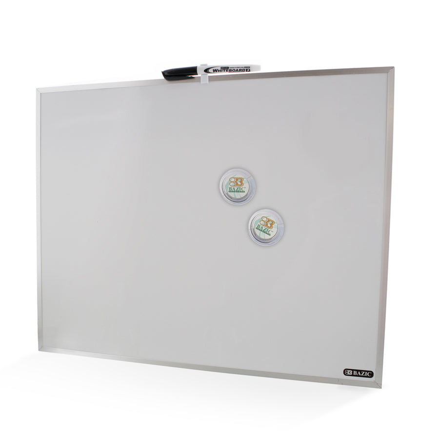 METALLIQUE Aluminium Framed Magnetic Dry Erase Board 16" X 20"