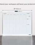 16" X 20" METALLIQUE Aluminum Frame Magnetic Dry Erase Calendar