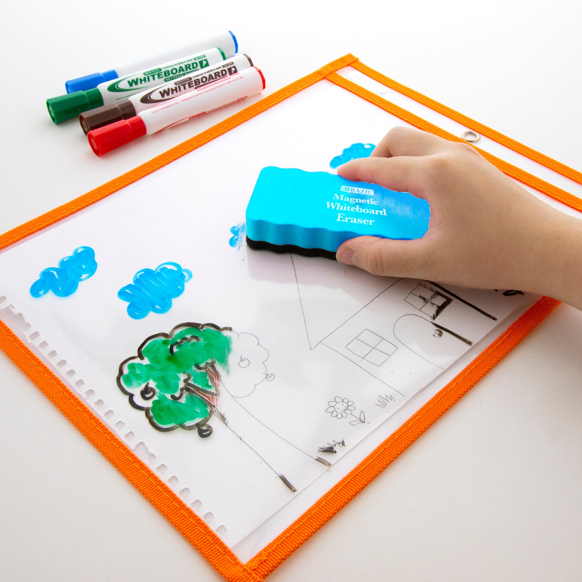 Magnetic Whiteboard Eraser w/ Foam Comfort Grip