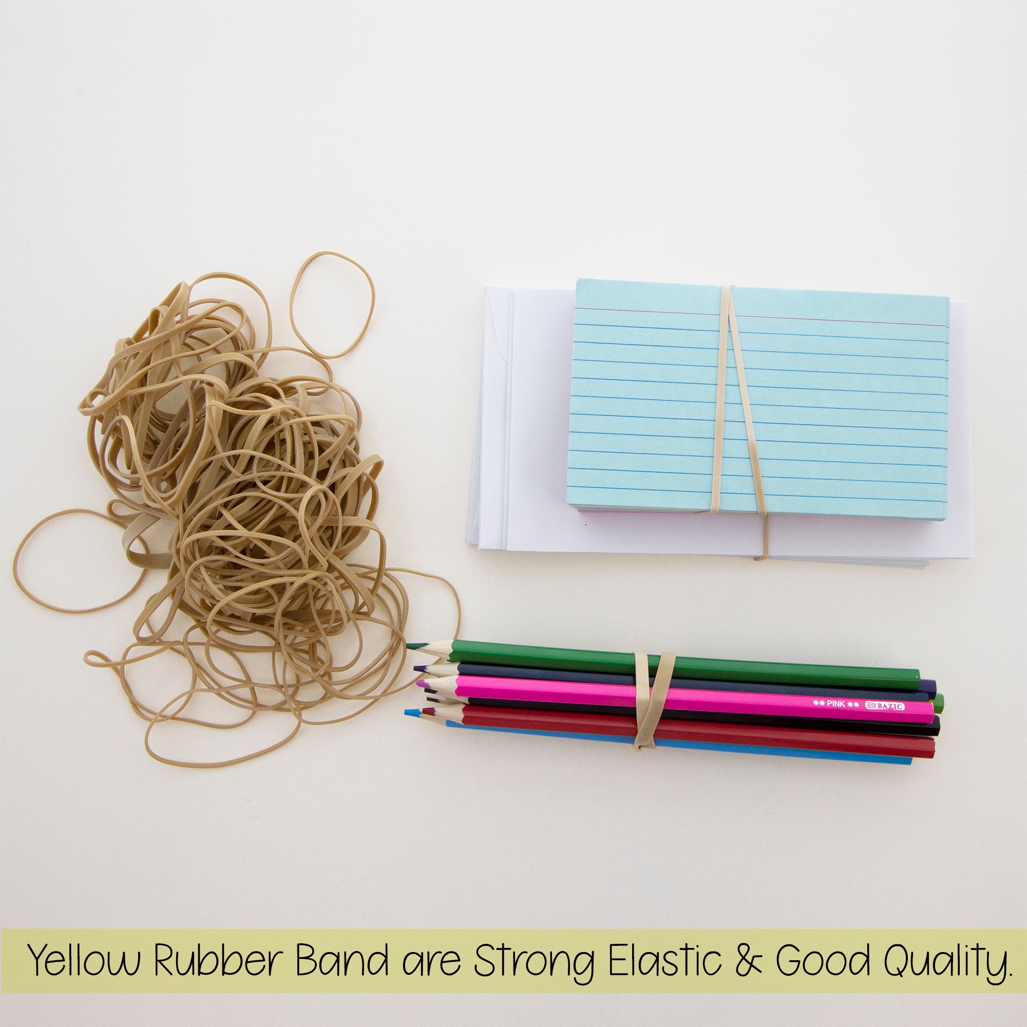 Rubber Bands, Assorted Sizes, 2 oz