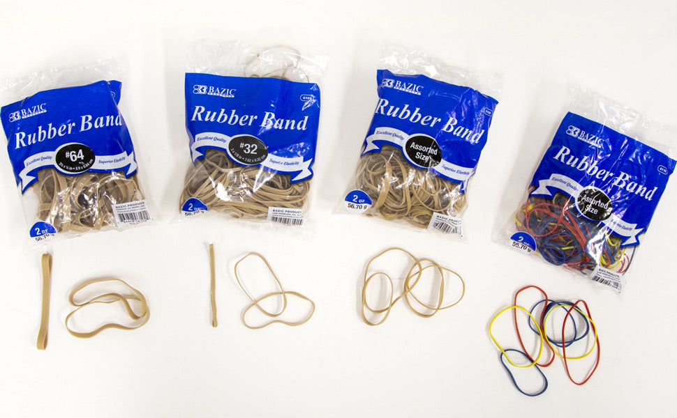 Rubber Bands, Size #32, 2 oz