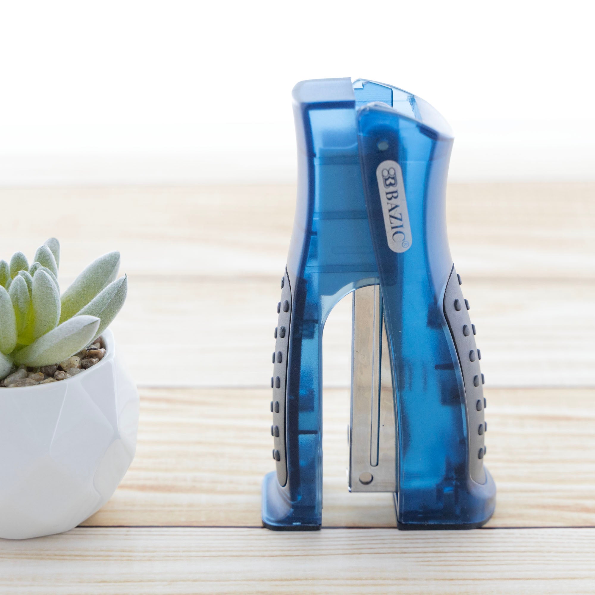 Compact Stand-Up Stapler, 26/6, with 500 Staples