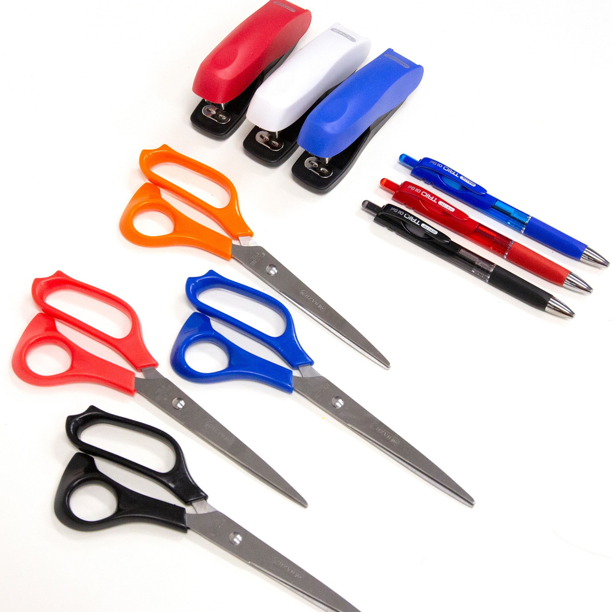 Two-Tone Desktop Stapler with 50 Staples, 26/6 Standard