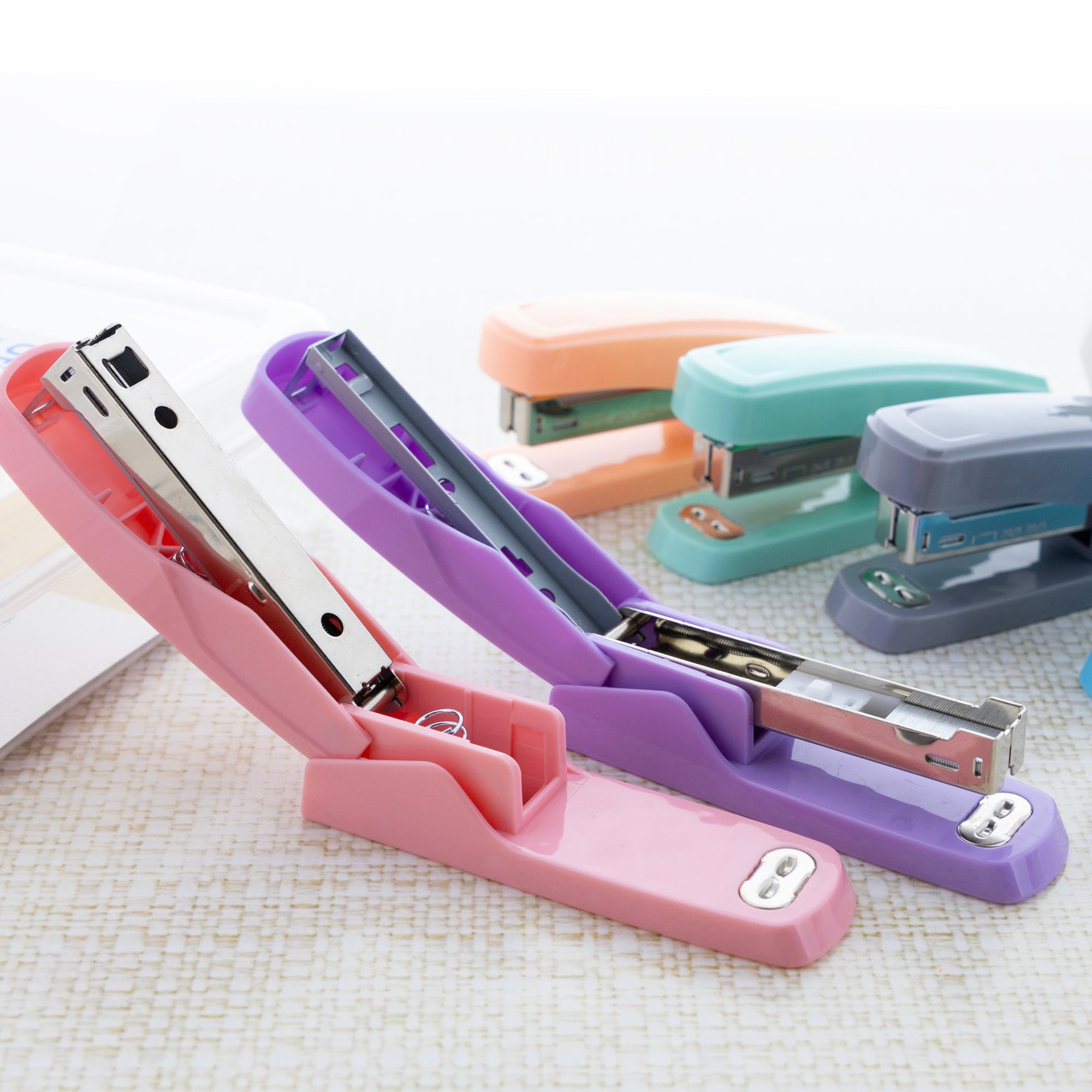 Pastel Desktop Stapler, 26/6, with 50 Staples