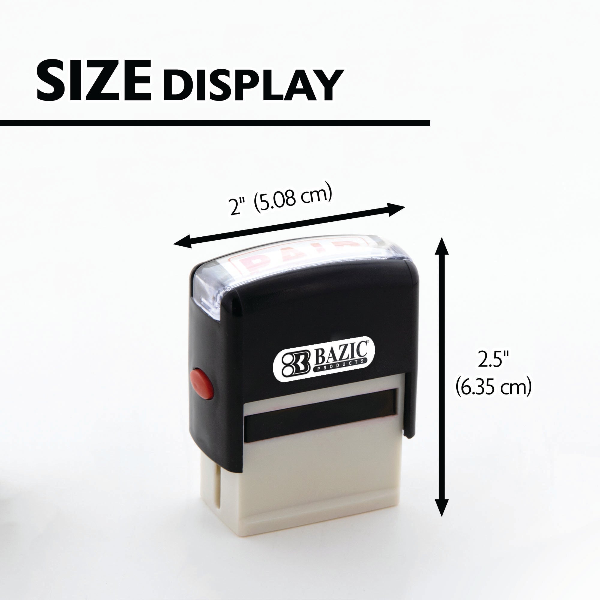 Paid Self Inking Rubber Stamp (Red Ink)