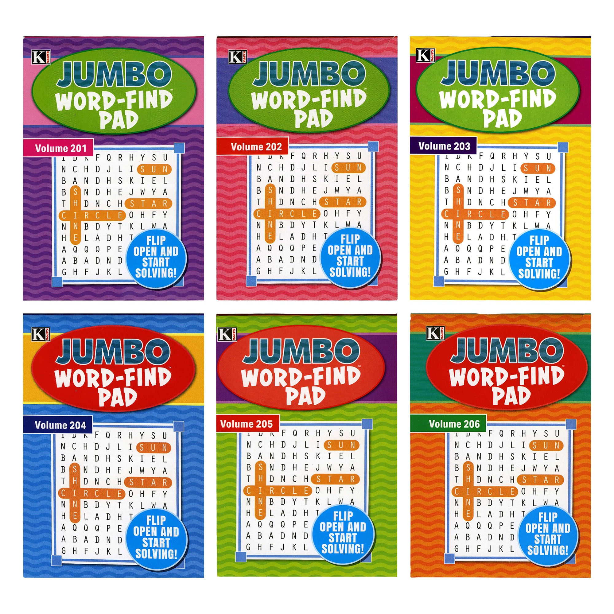 BAZIC Jumbo Pad Jumbo Print Word Find Puzzle Book, Digest Size, 5.13 x 7.75 in
