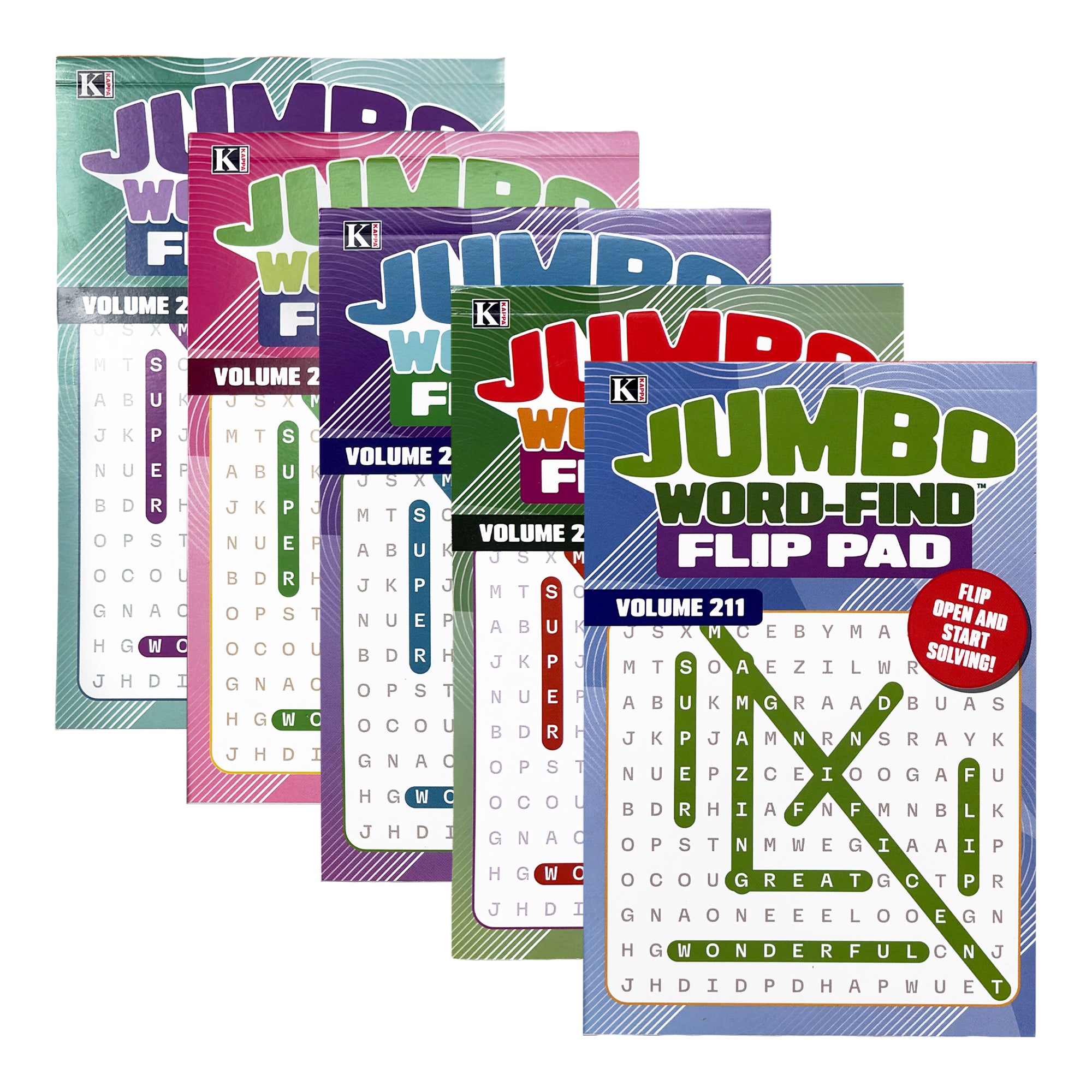 Jumbo Print Word Find Puzzle Pad, Digest Size