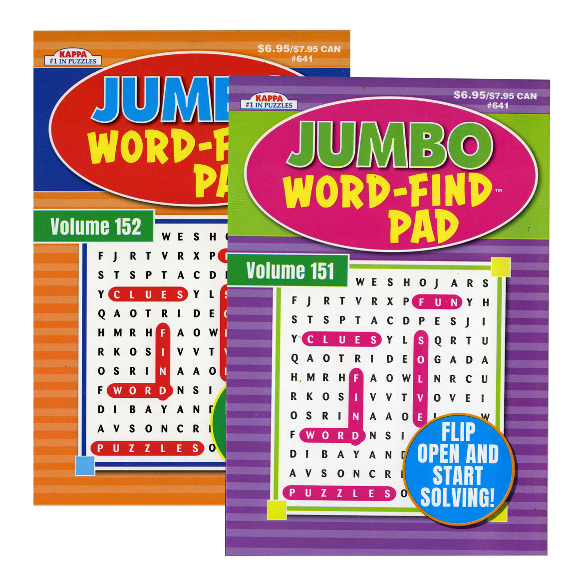 KAPPA Jumbo Word Find Pad - Digest Size
