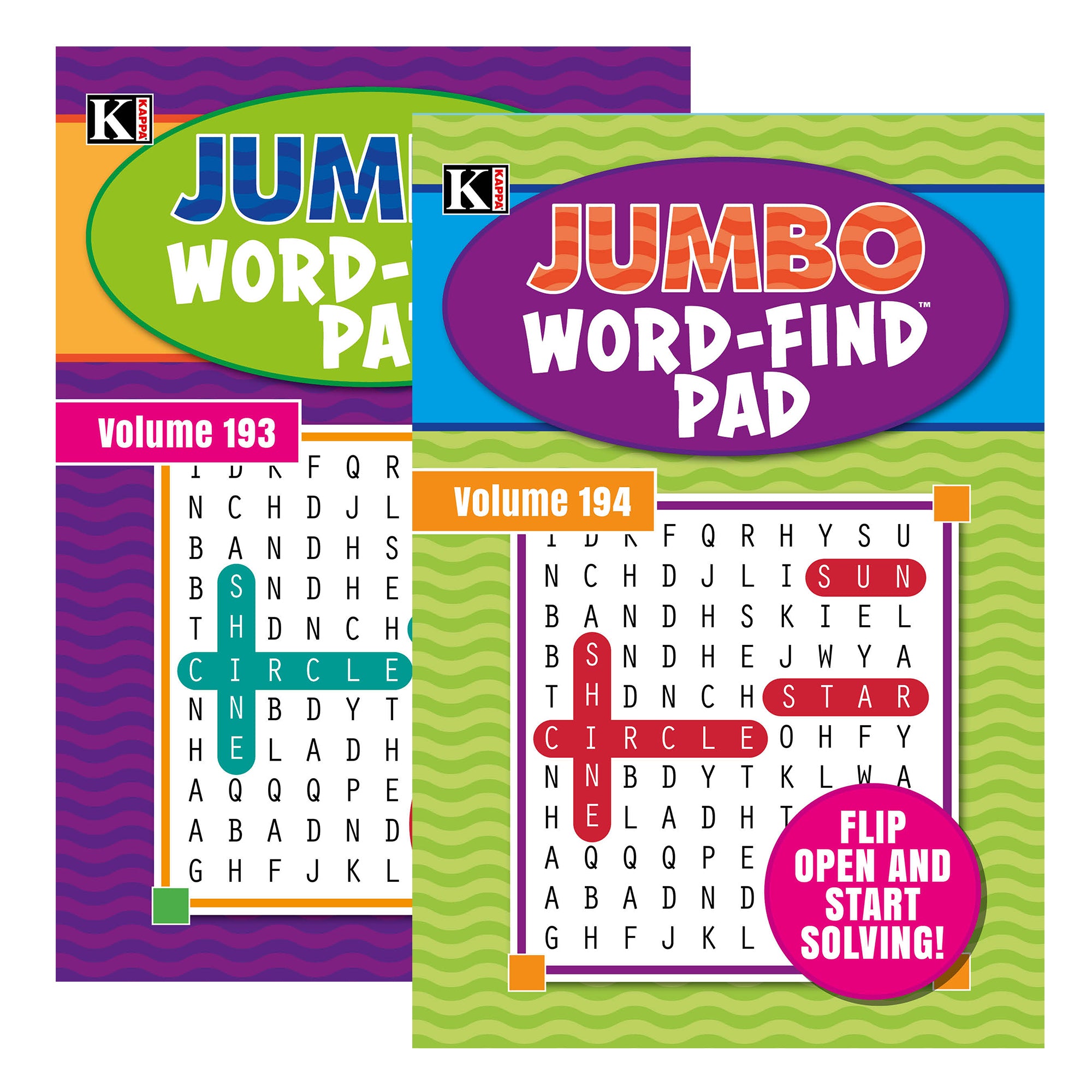 KAPPA Jumbo Word Find Pad - Digest Size