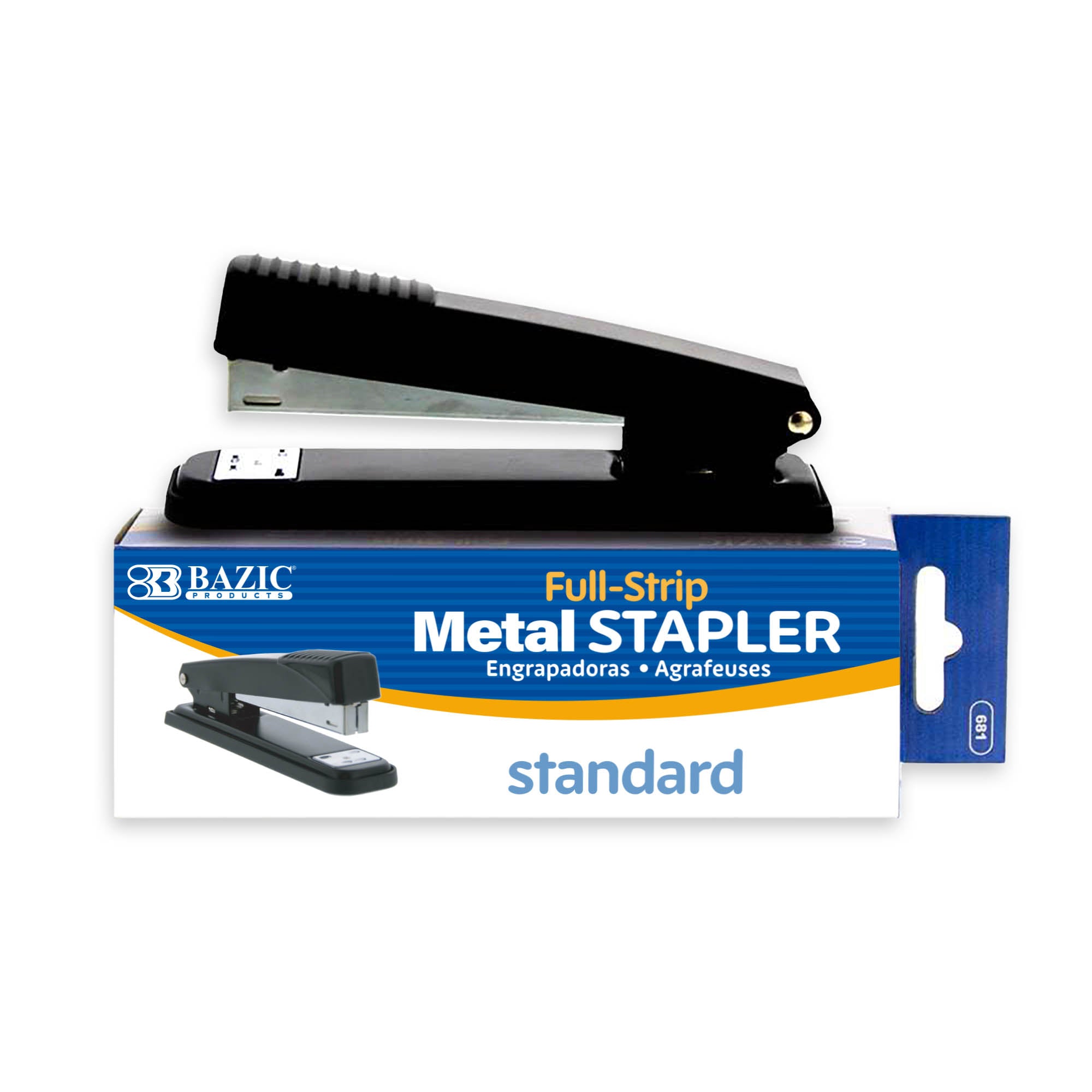 Metal Stapler, Full Strip, 1 Count, Black