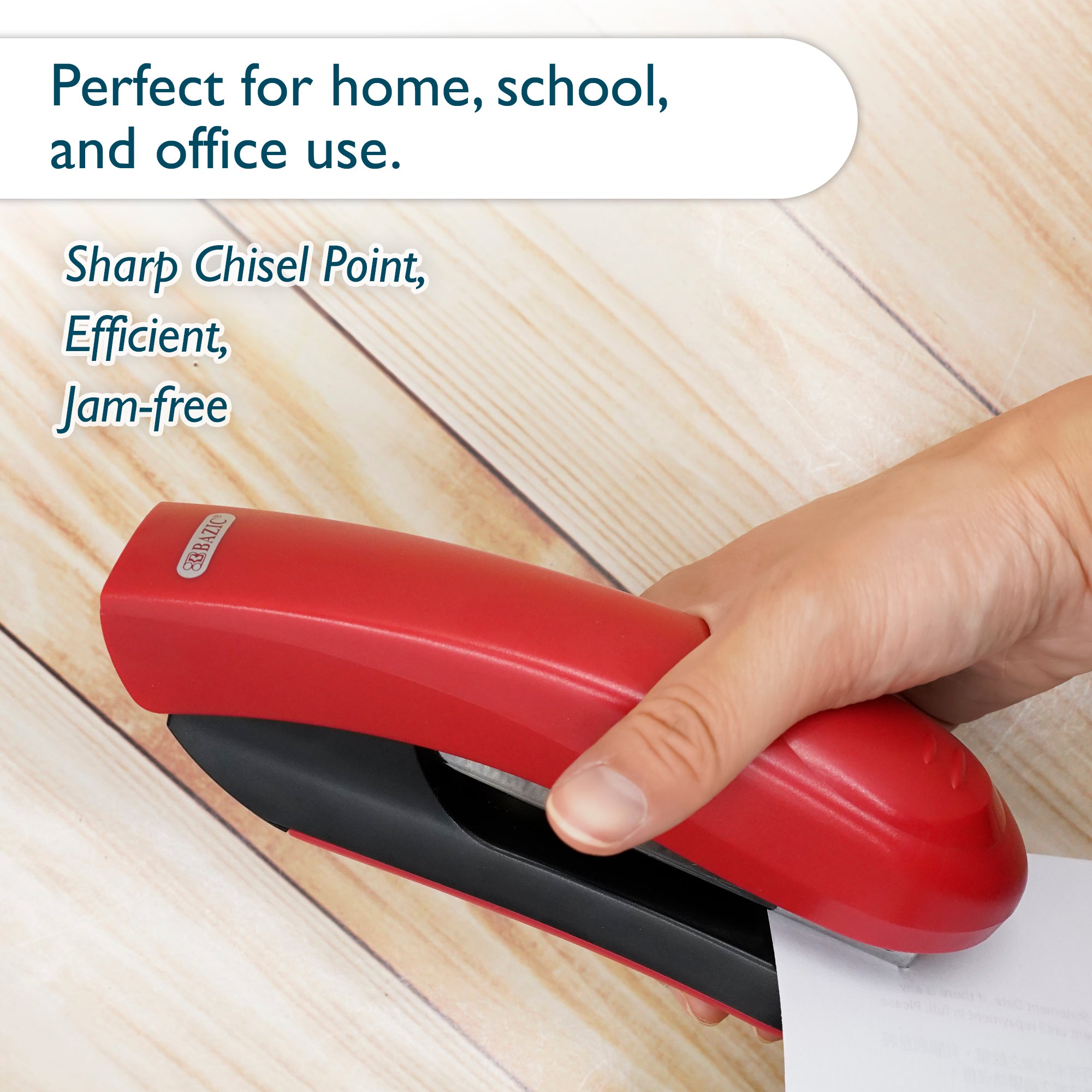 Desktop Full Strip Stapler Set, 1250 Staples & Remover