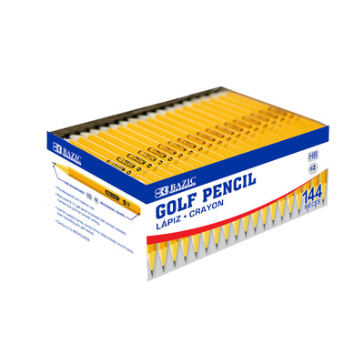 Pre-Sharpened #2 Golf Pencils, Hexagon Wood