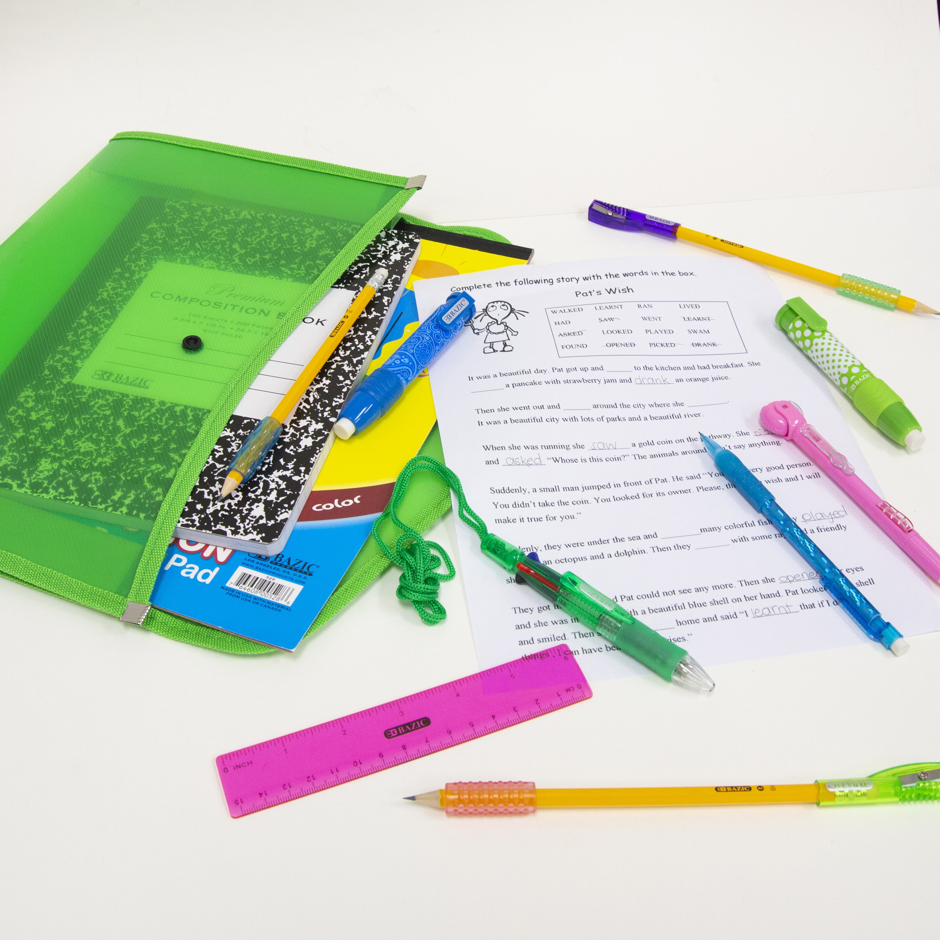 Electra Sparkly 0.7mm Mechanical Pencils, Glitter Grip