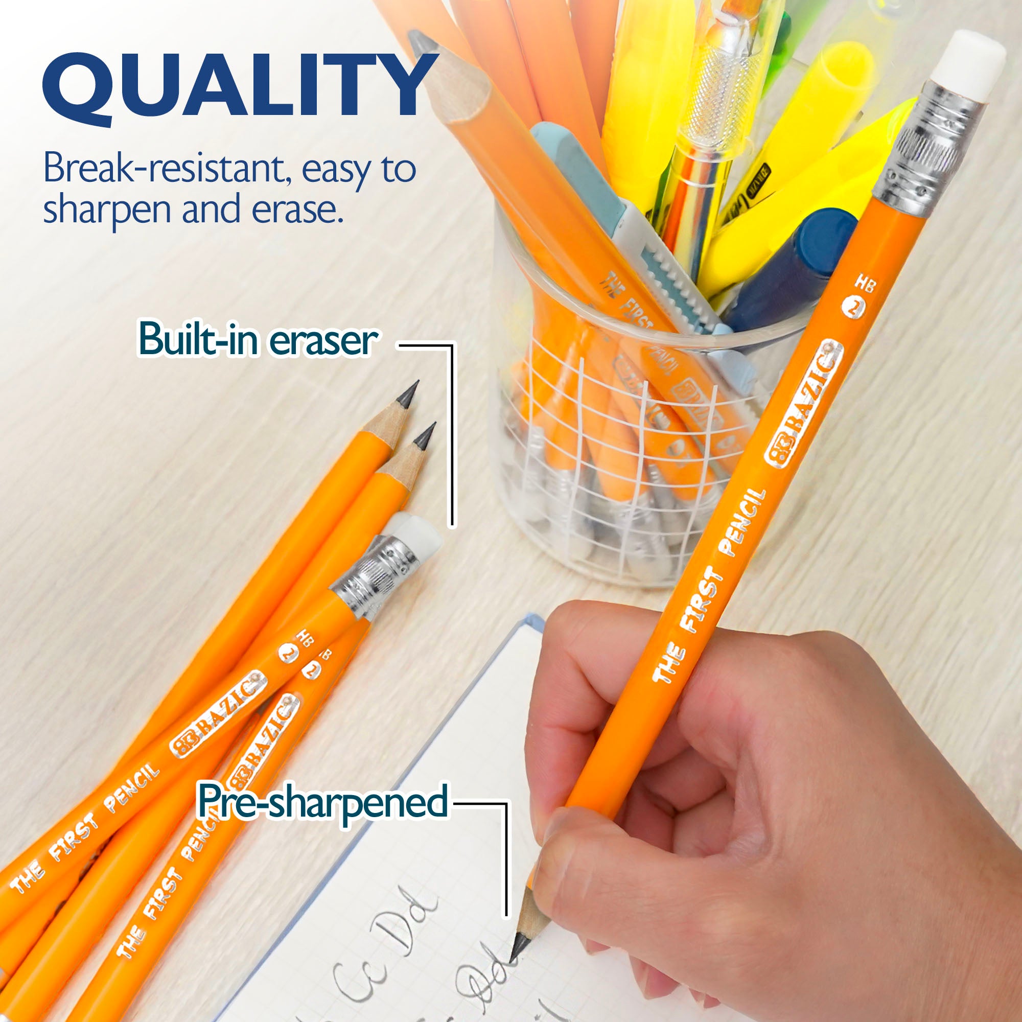 The First Jumbo #2 Yellow Pencils, Pre-Sharpened