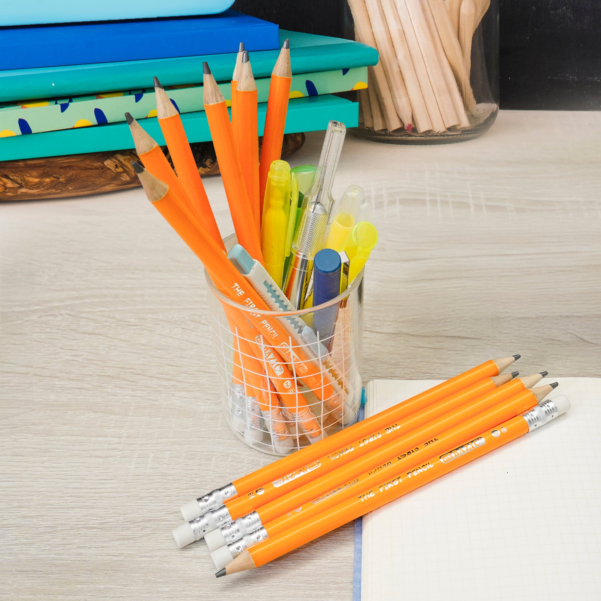 The First Jumbo #2 Yellow Pencils, Pre-Sharpened