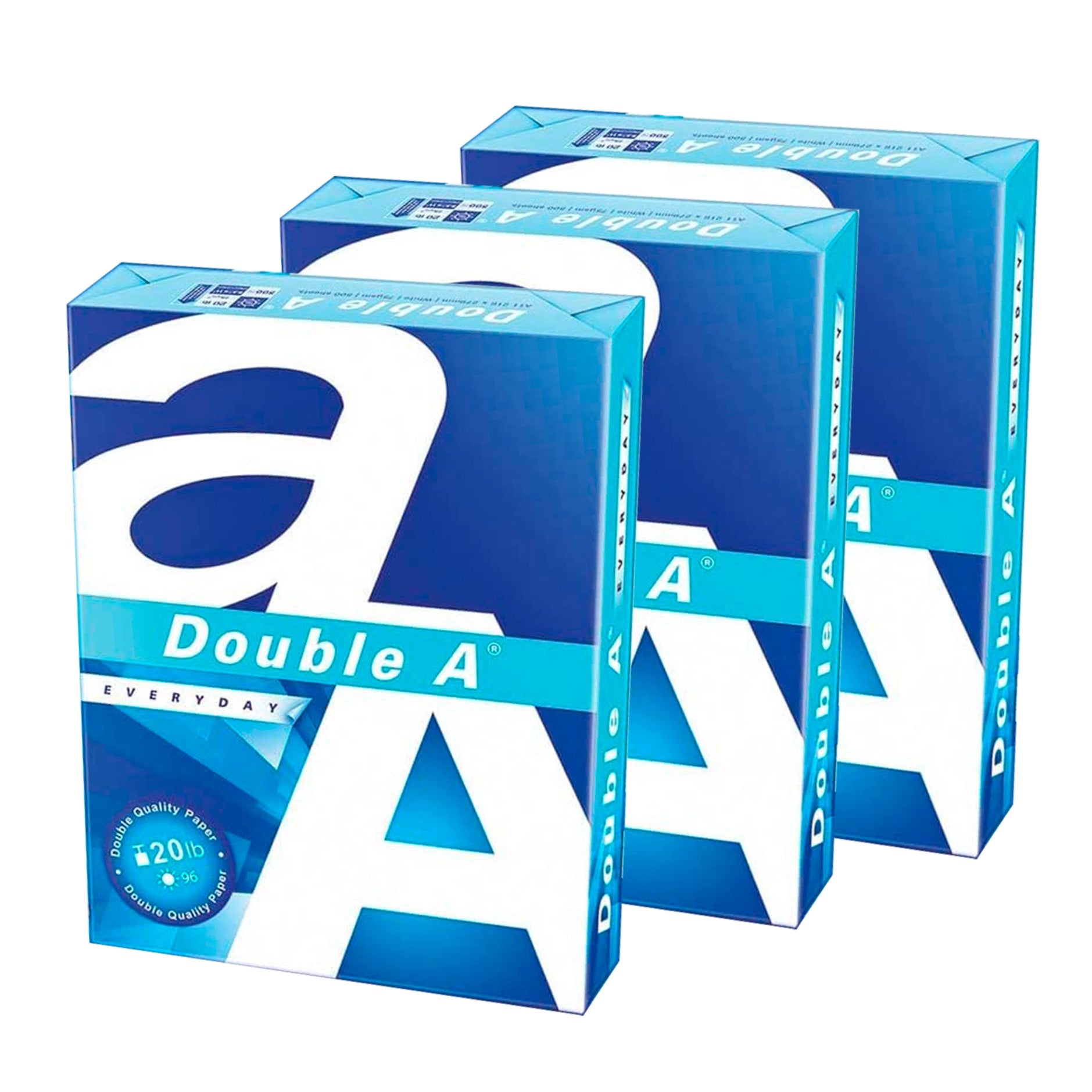 DOUBLE A (96) 8.5 X 11 White Copy Paper 200,000 Sheets (40 Cases