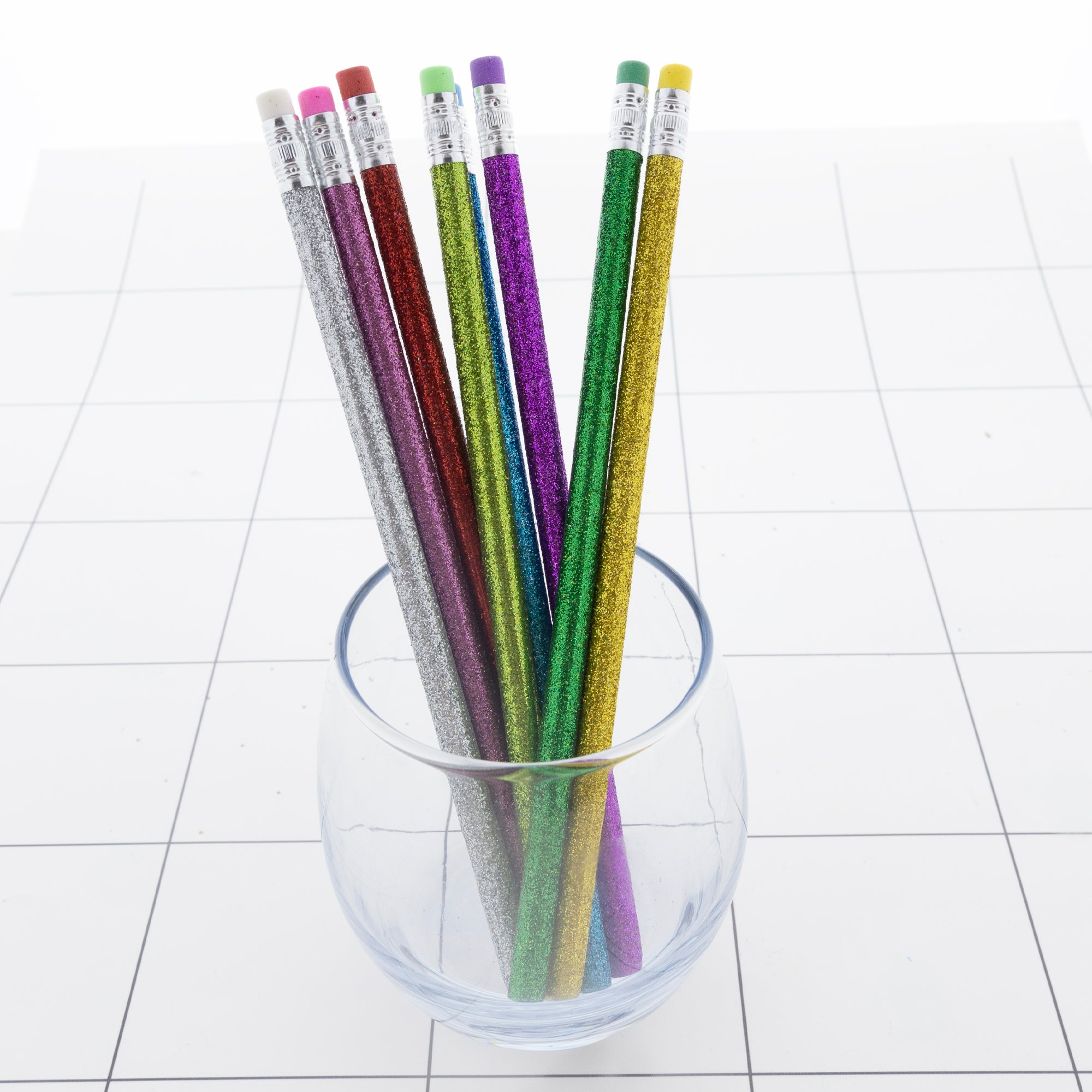 24 Pieces Rainbow Colored Pencils, 4 Color in 1 Colorful Rainbow Pencils  for Kids Multi Colored Pencil with Pencil Sharpener Laser Colored Pencils
