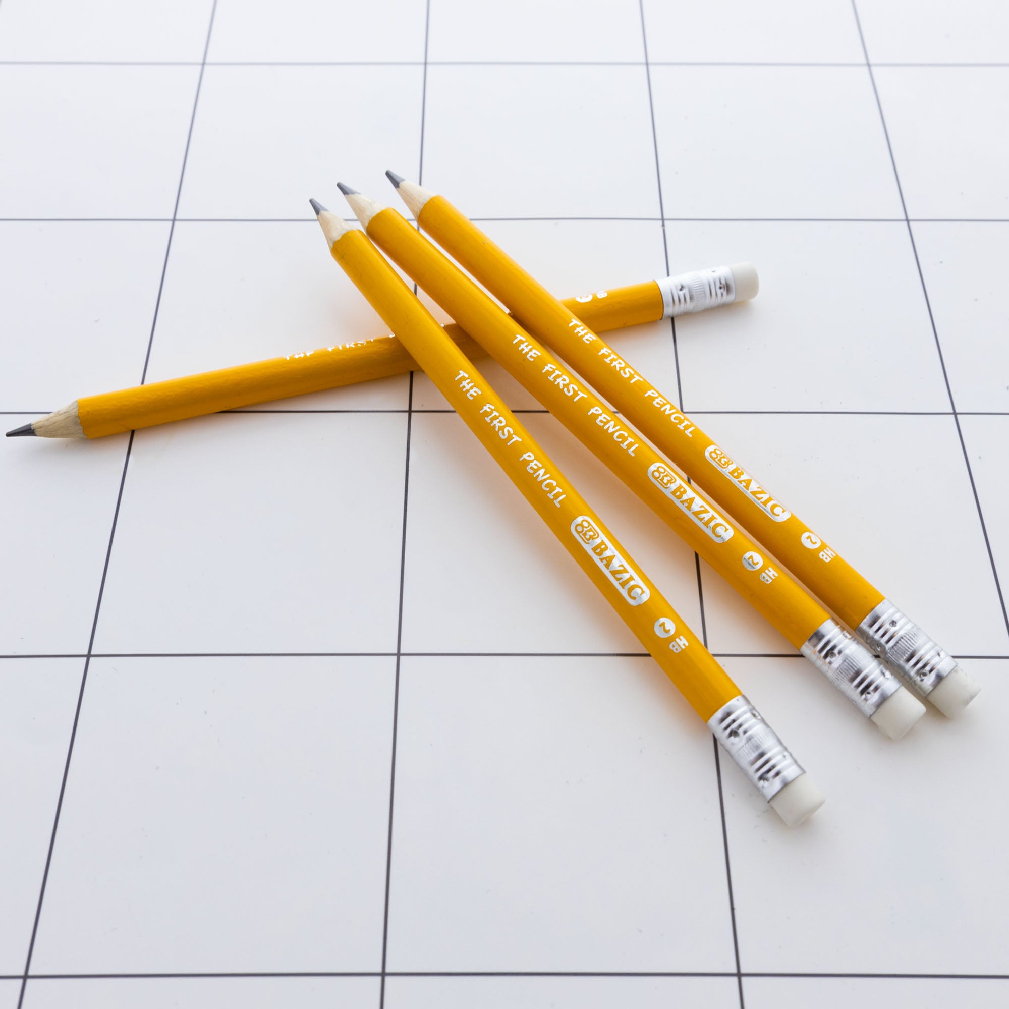 Jumbo Pencils for Kids, 4 Count, HB #2, 3.25 mm Lead