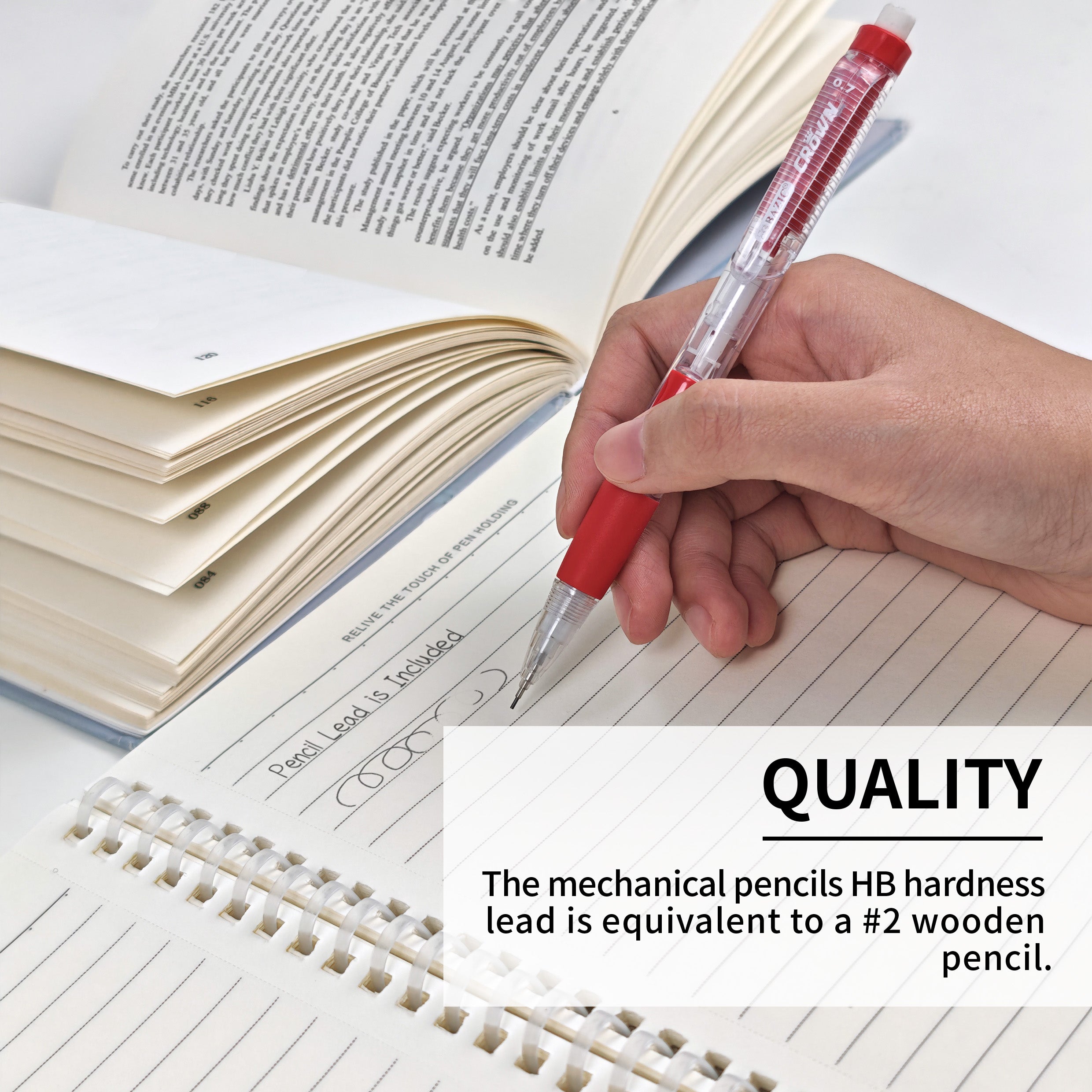 Crown 0.7 mm Mechanical Pencil (3/Pack)