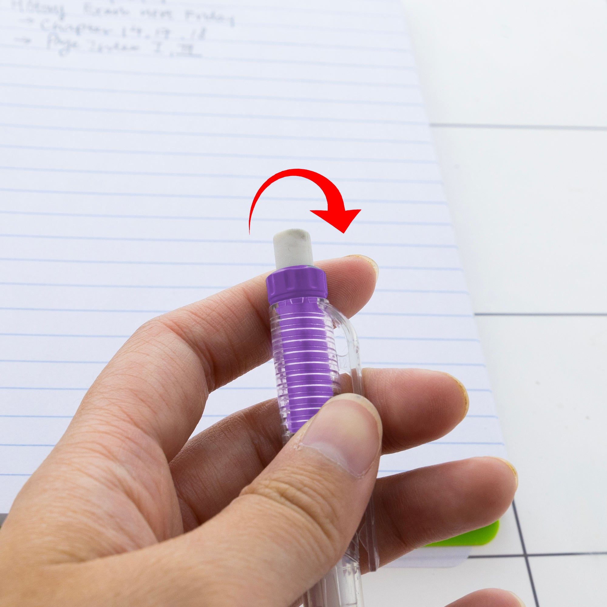 Crown 0.7 mm Mechanical Pencil, 2B Ceramic Lead, Refillable