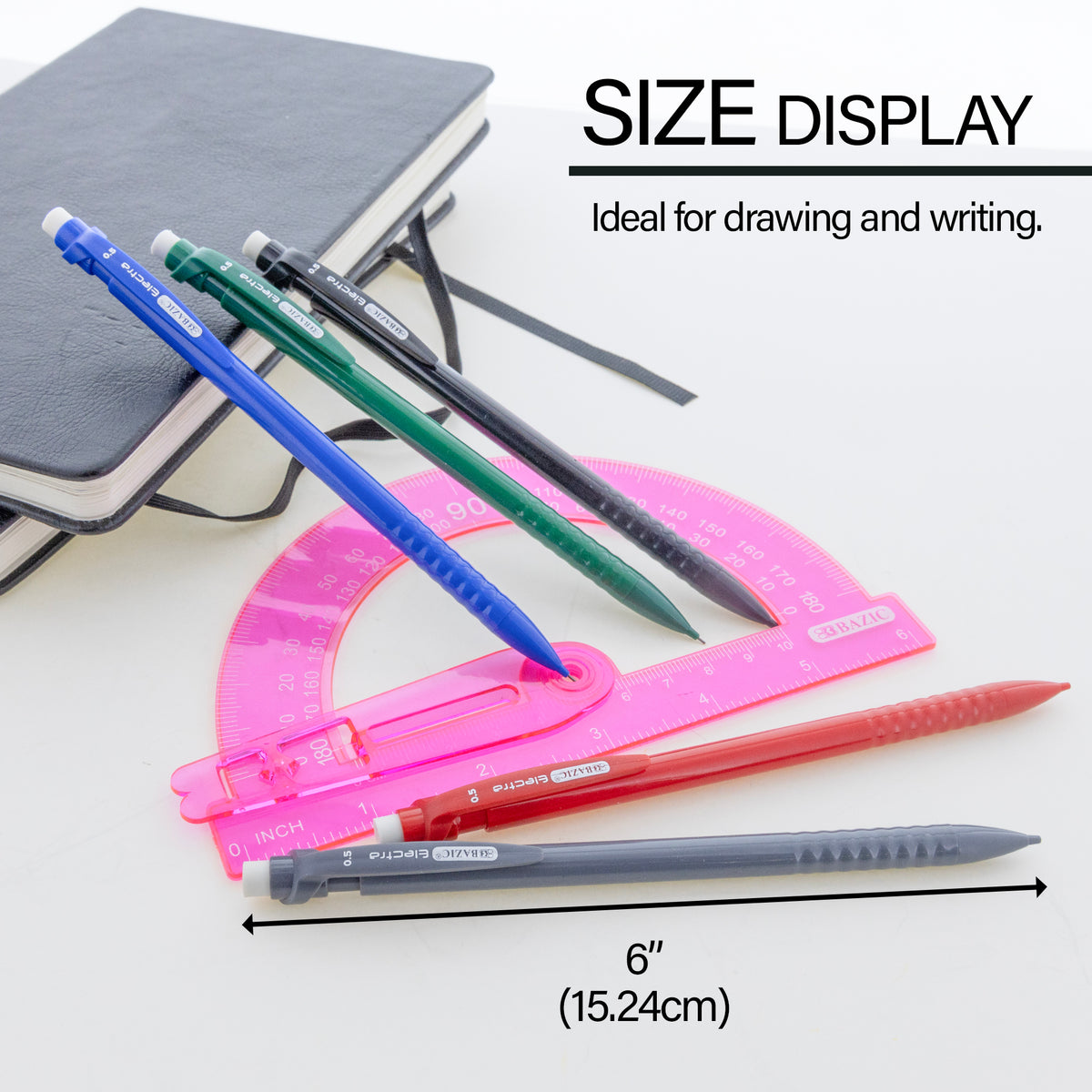 Electra Core 0.5 mm Mechanical Pencils, HB #2 Lead