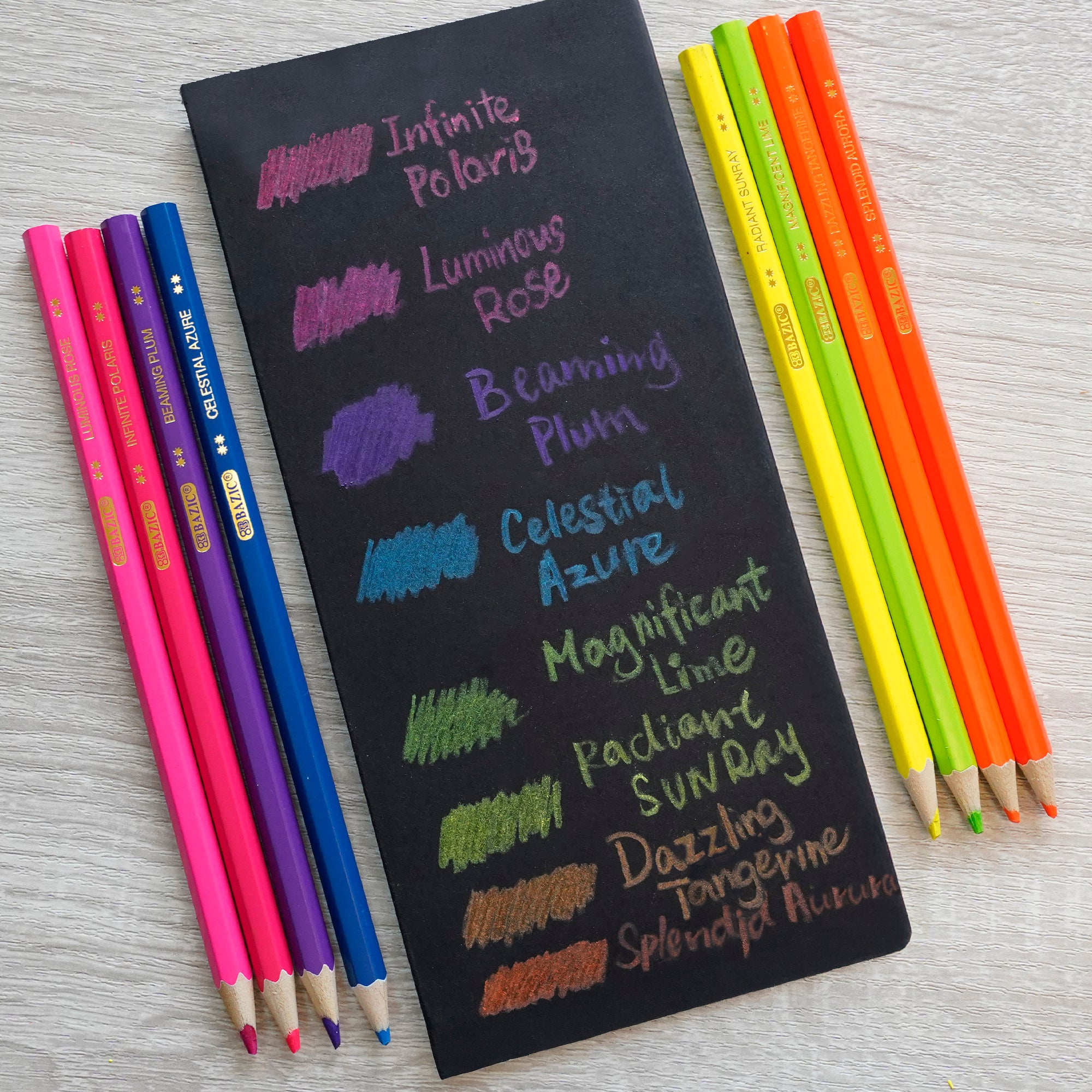 Neon Colored Pencils, 8 Count, Pre-Sharpened