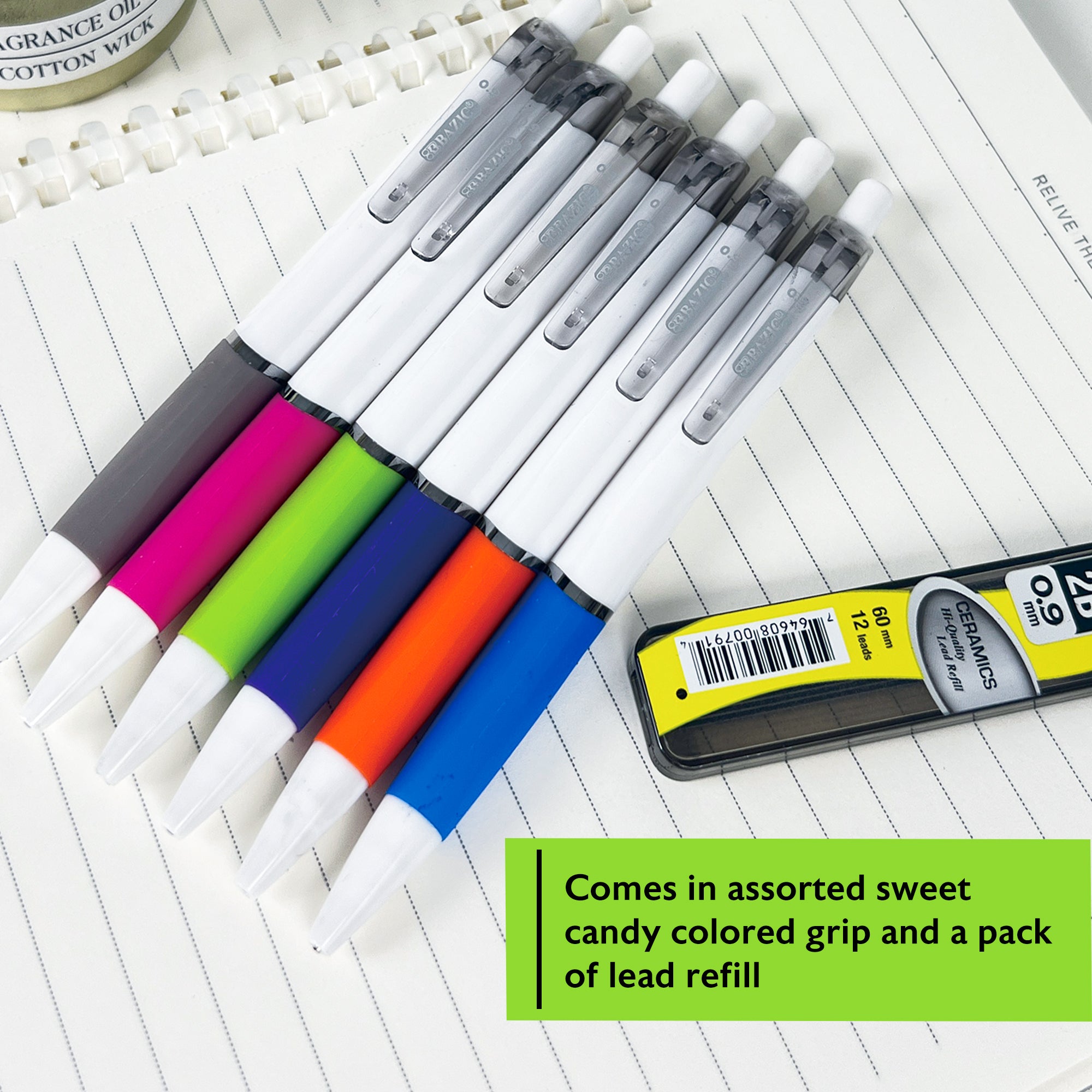 Prism 0.9 mm Mechanical Pencils, 1 Count, 2B Lead
