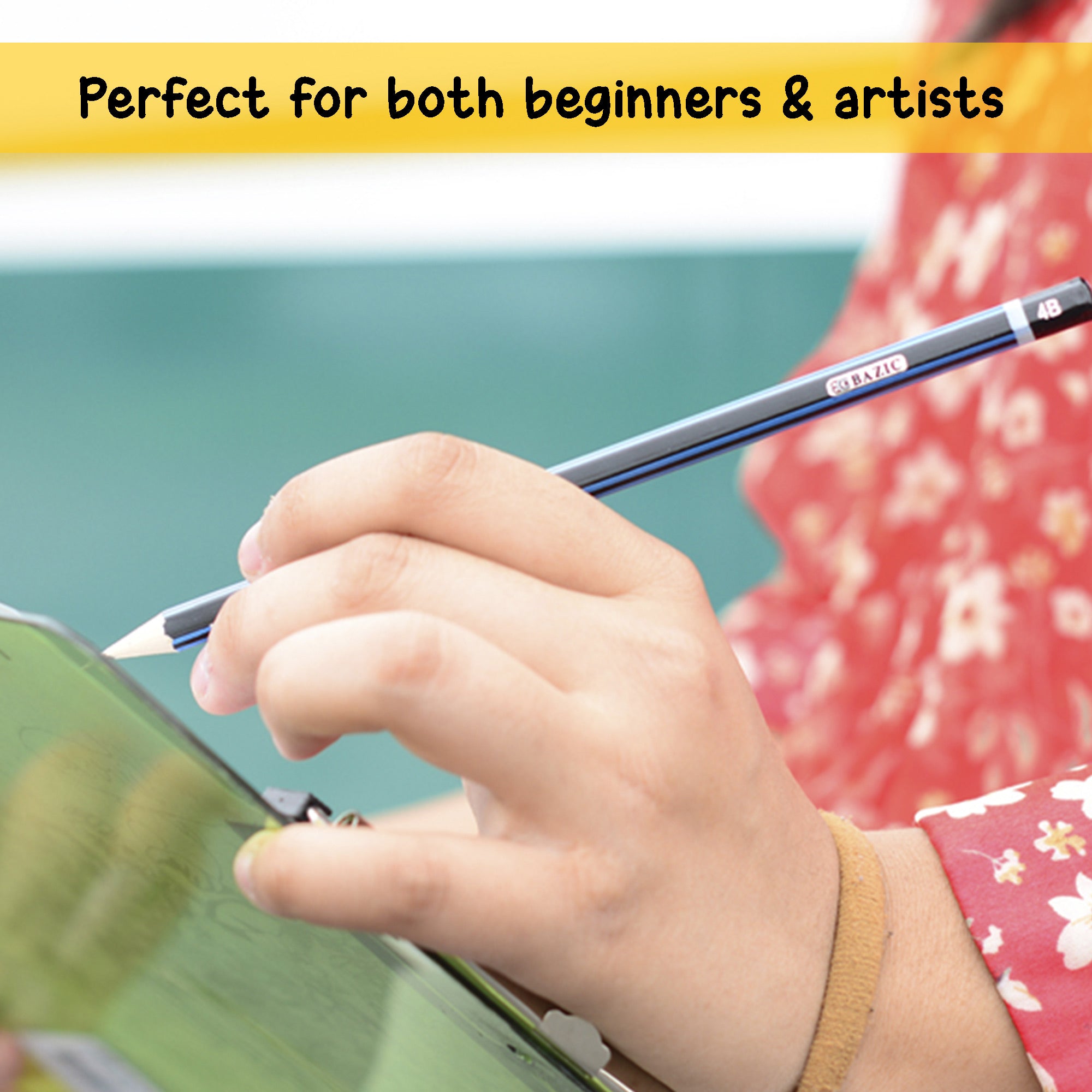 Drawing & Sketching Pencil Set, 6 Soft Lead Pencils