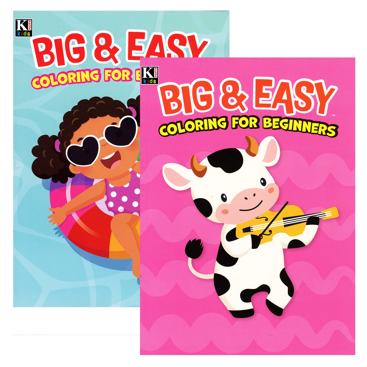 Big & Easy Coloring Books for Beginners