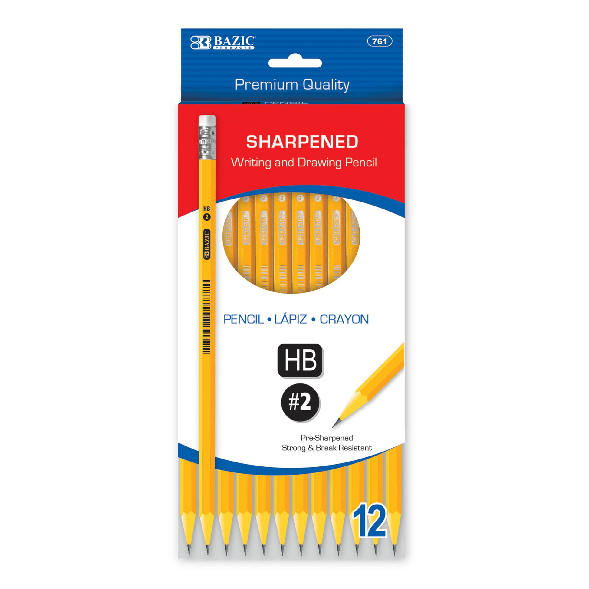 Pre-Sharpened #2 Premium Yellow Pencil 