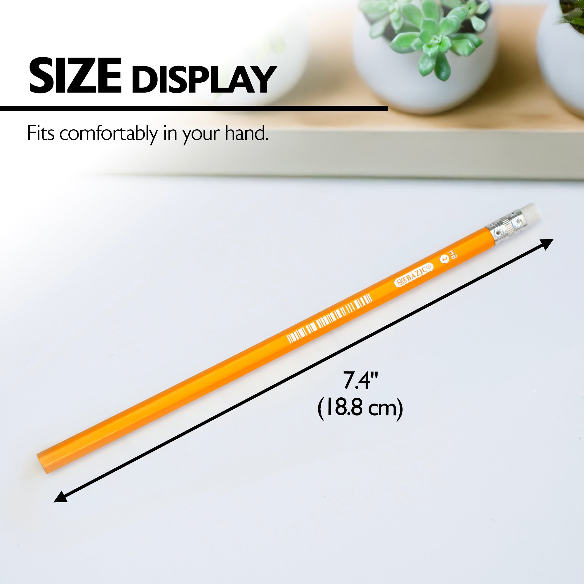 #2 HB Pencils with Erasers, 12 Count