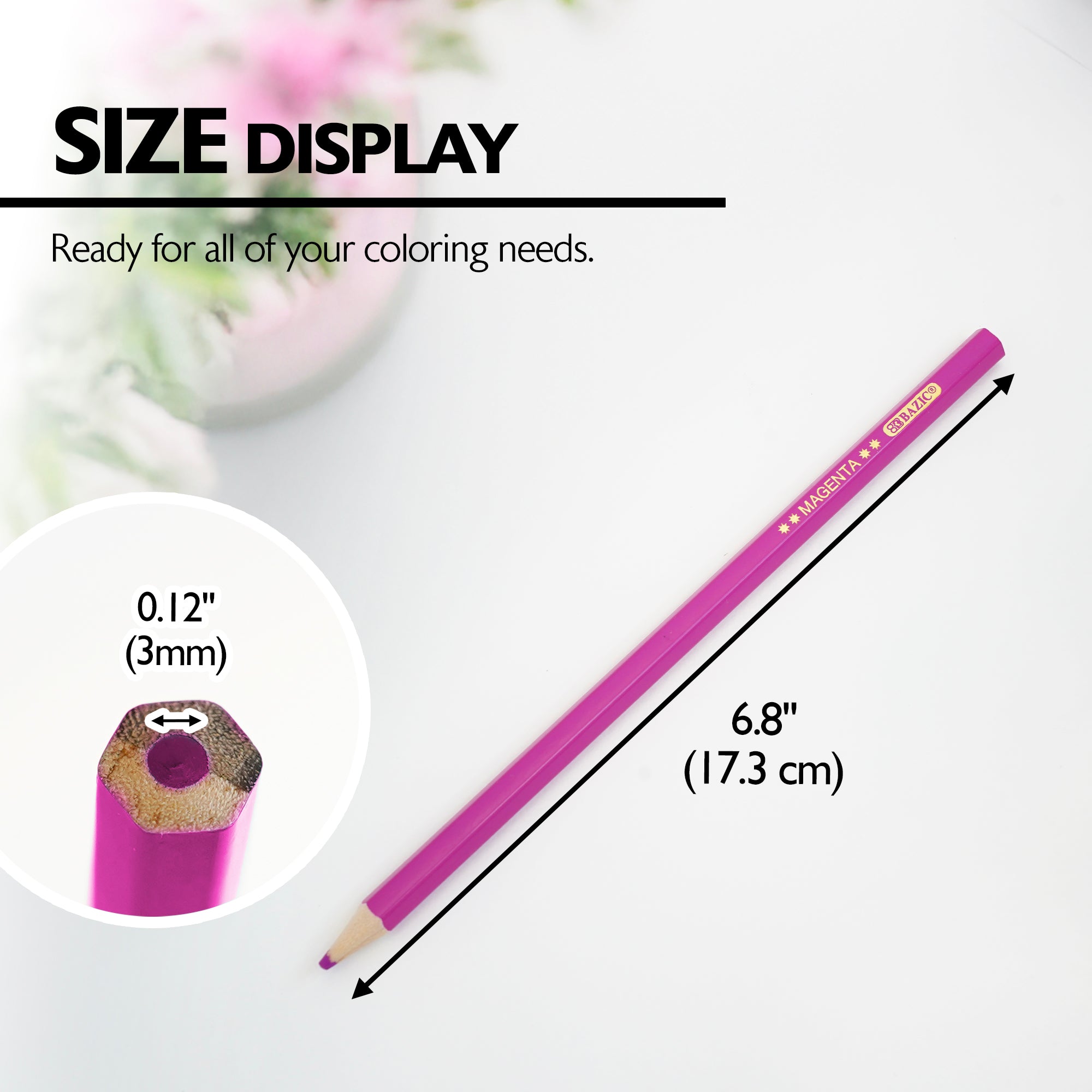 24 Colors Colored Pencils, Smooth Color Lead