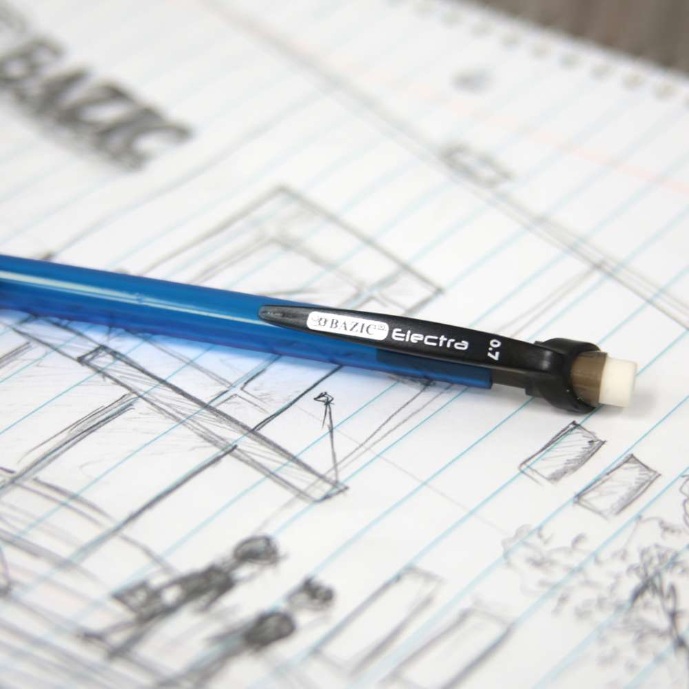2-in-1 Mechanical Pencil & 4-Fashion Color Pen w/ Cushion Grip Box - 24 Units @ per Unit