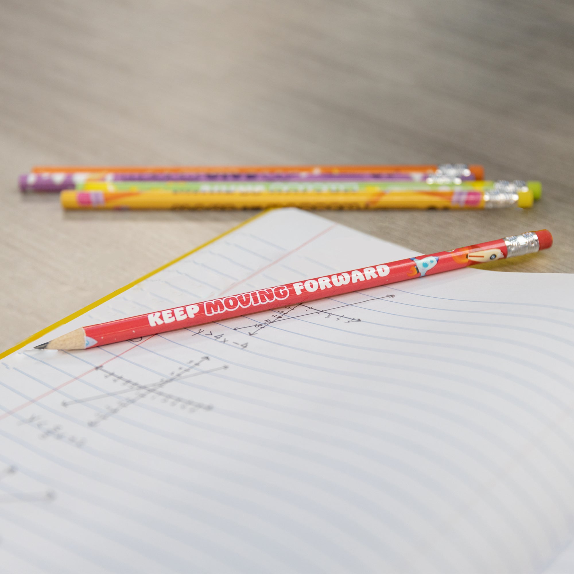 Inspire Motivational #2 Pencils, Eraser