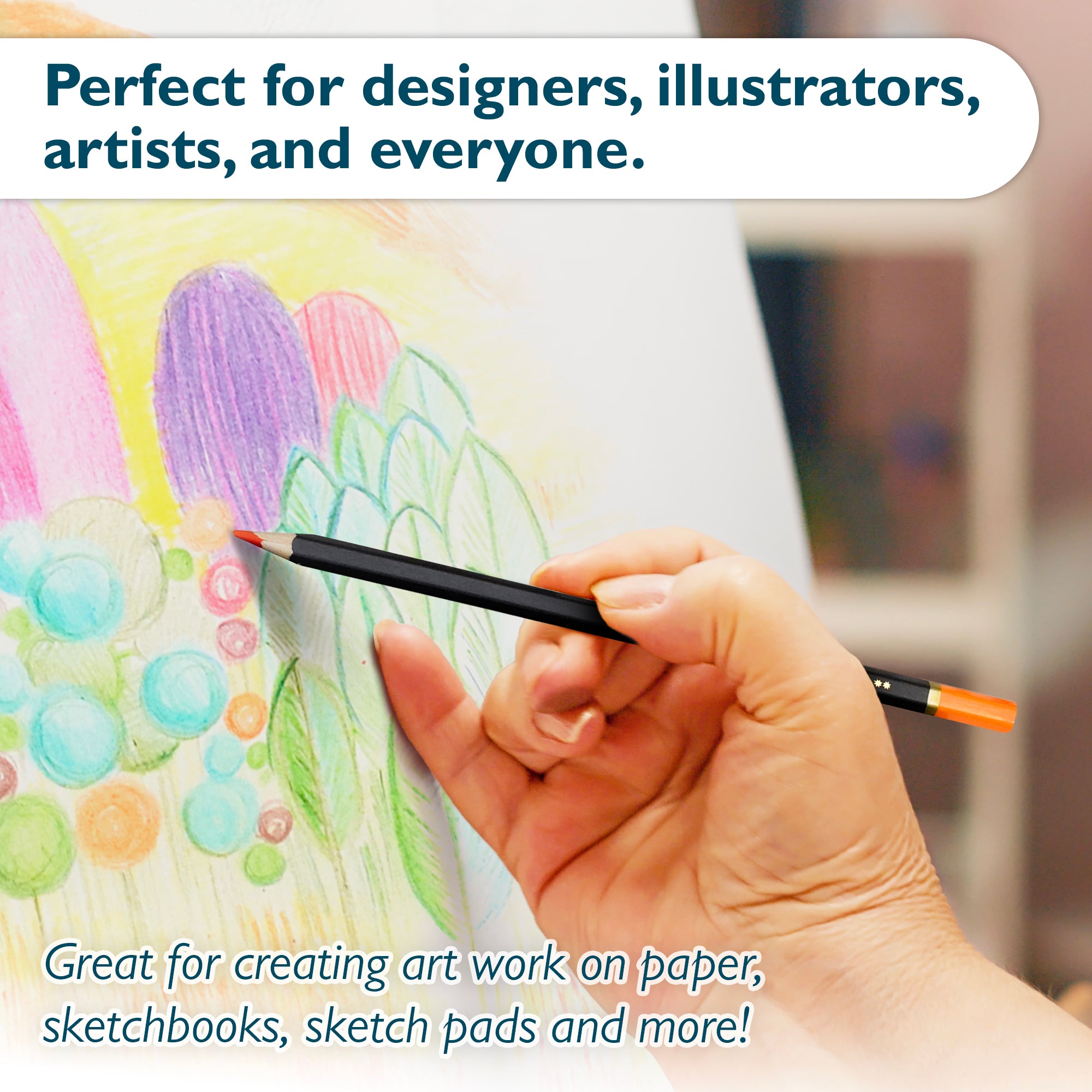 12 Colored Pencils Designer Series