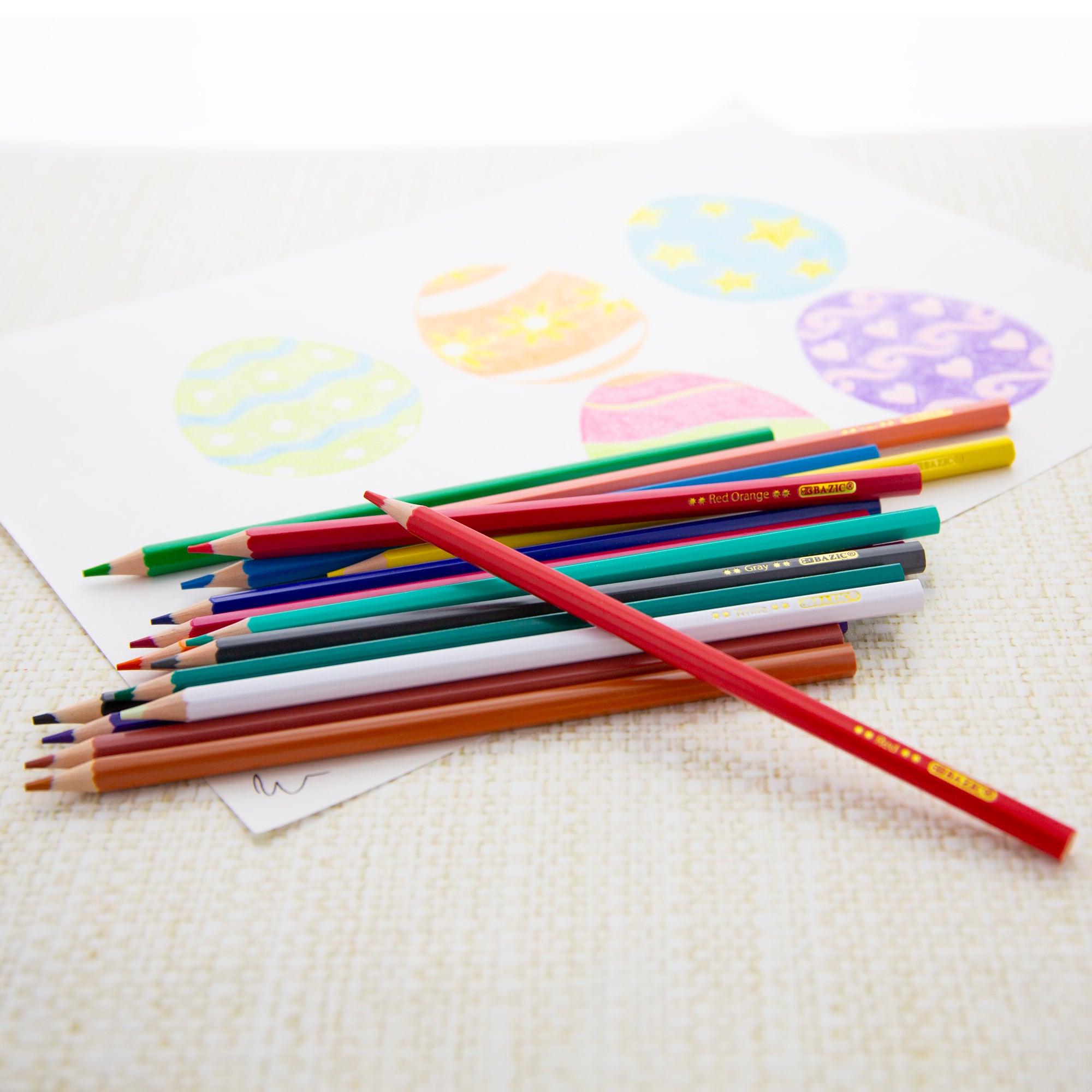 Next 18 Colors Colored Pencils, Smooth Color Lead