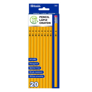 Yellow Pencil #2 (20/Pack)