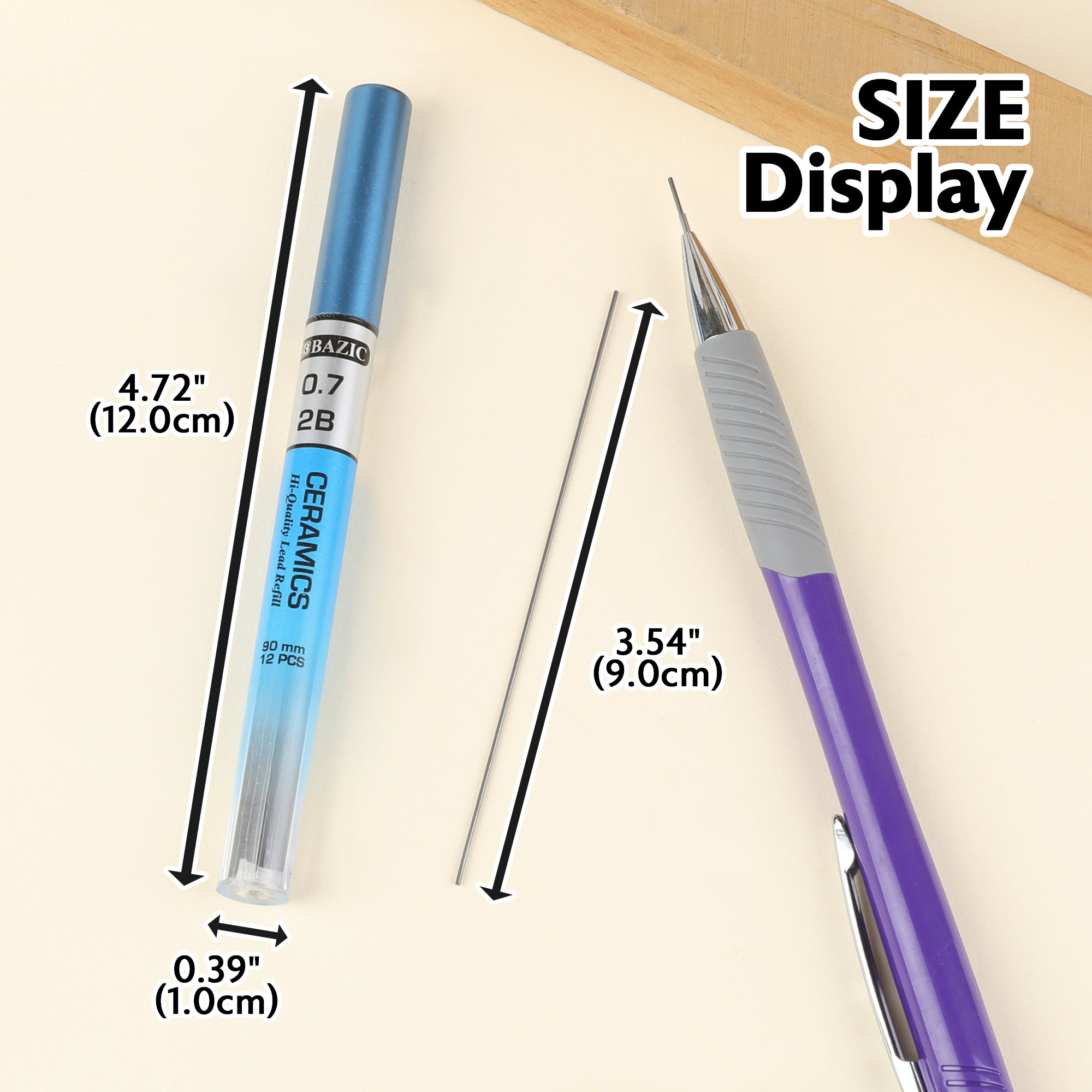 12 Ct. 0.7 mm XL Ceramics High-Quality Mechanical Pencil Lead (3/Pack)