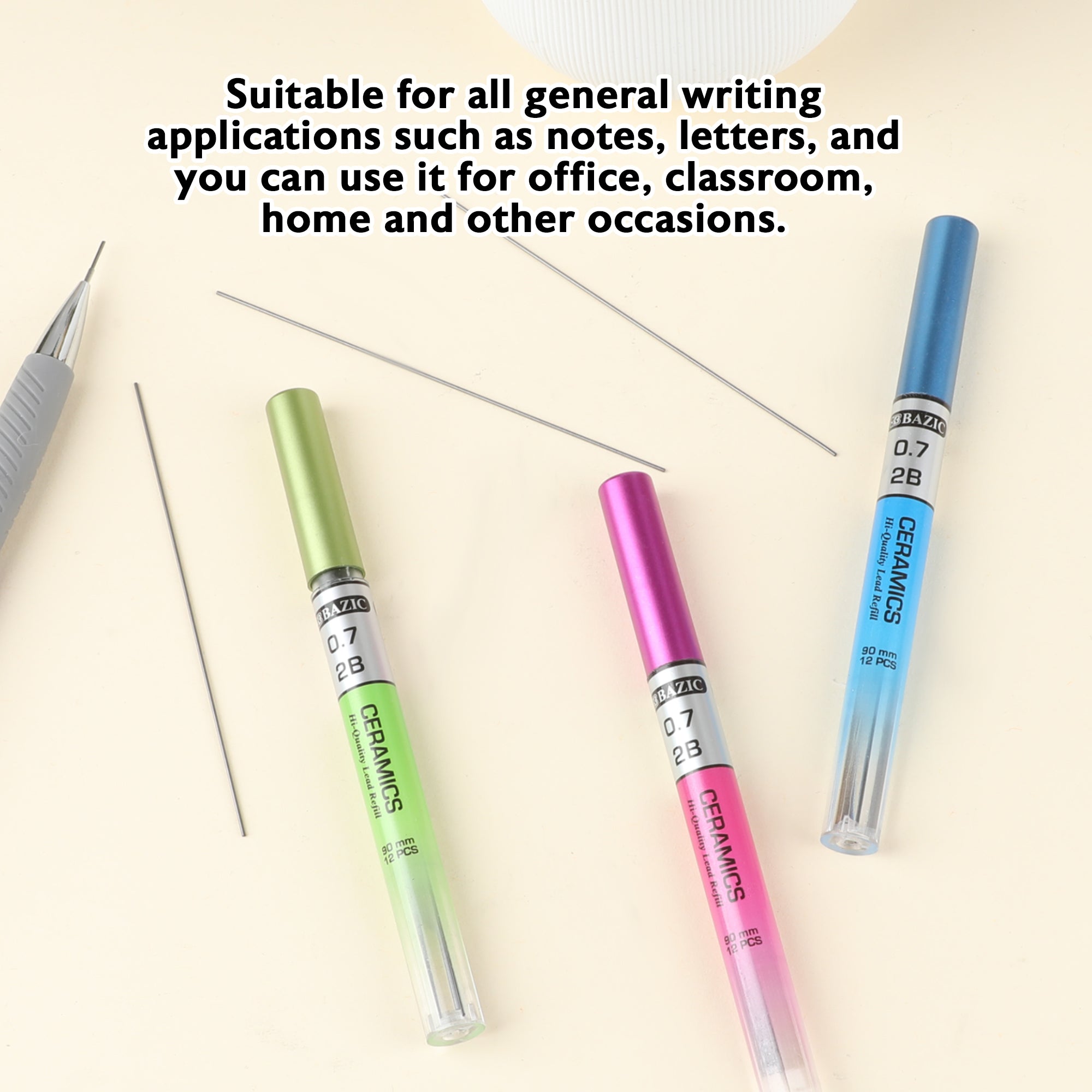 12 Ct. 0.7 mm XL Ceramics High-Quality Mechanical Pencil Lead (3/Pack)