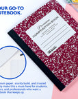 C/R 100 Ct. Premium Morandi Color Marble Composition Book