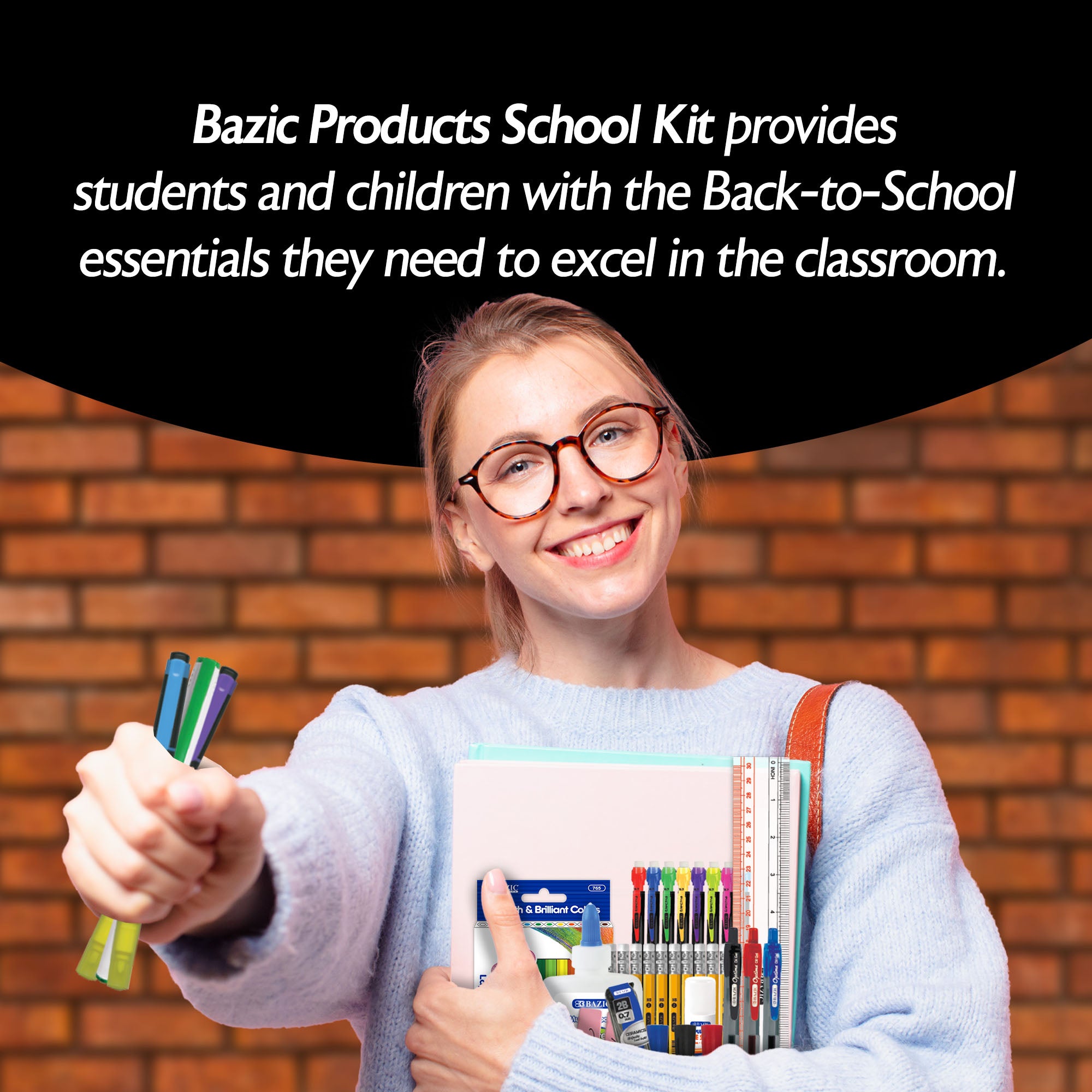 Back to School Supplies Kit, 66 Pieces