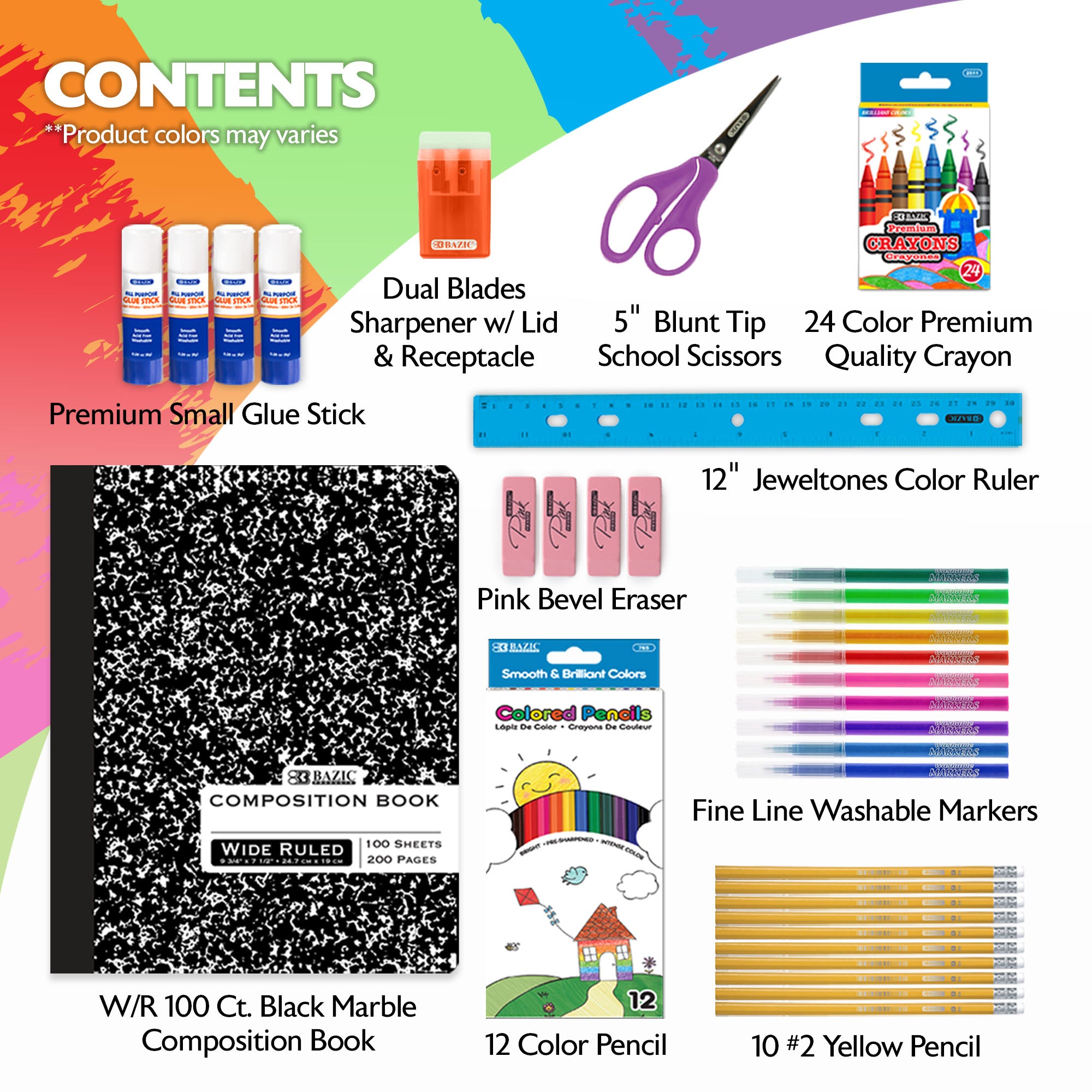 BAZIC Back To School Starter Pack – BAZIC Store