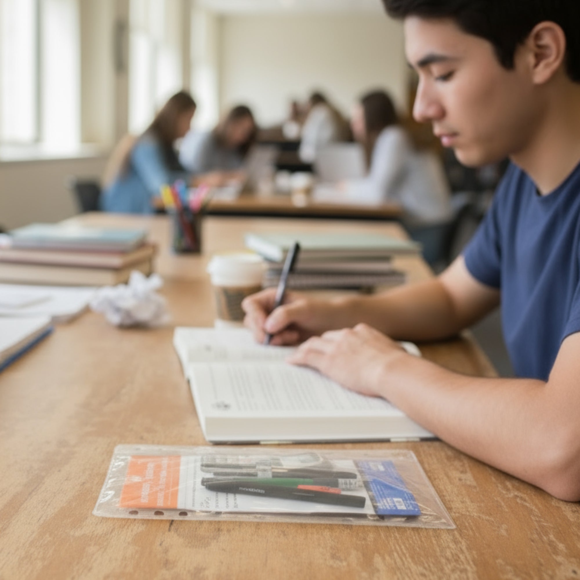 10&quot; x 7&quot; Clear Pencil Pouch