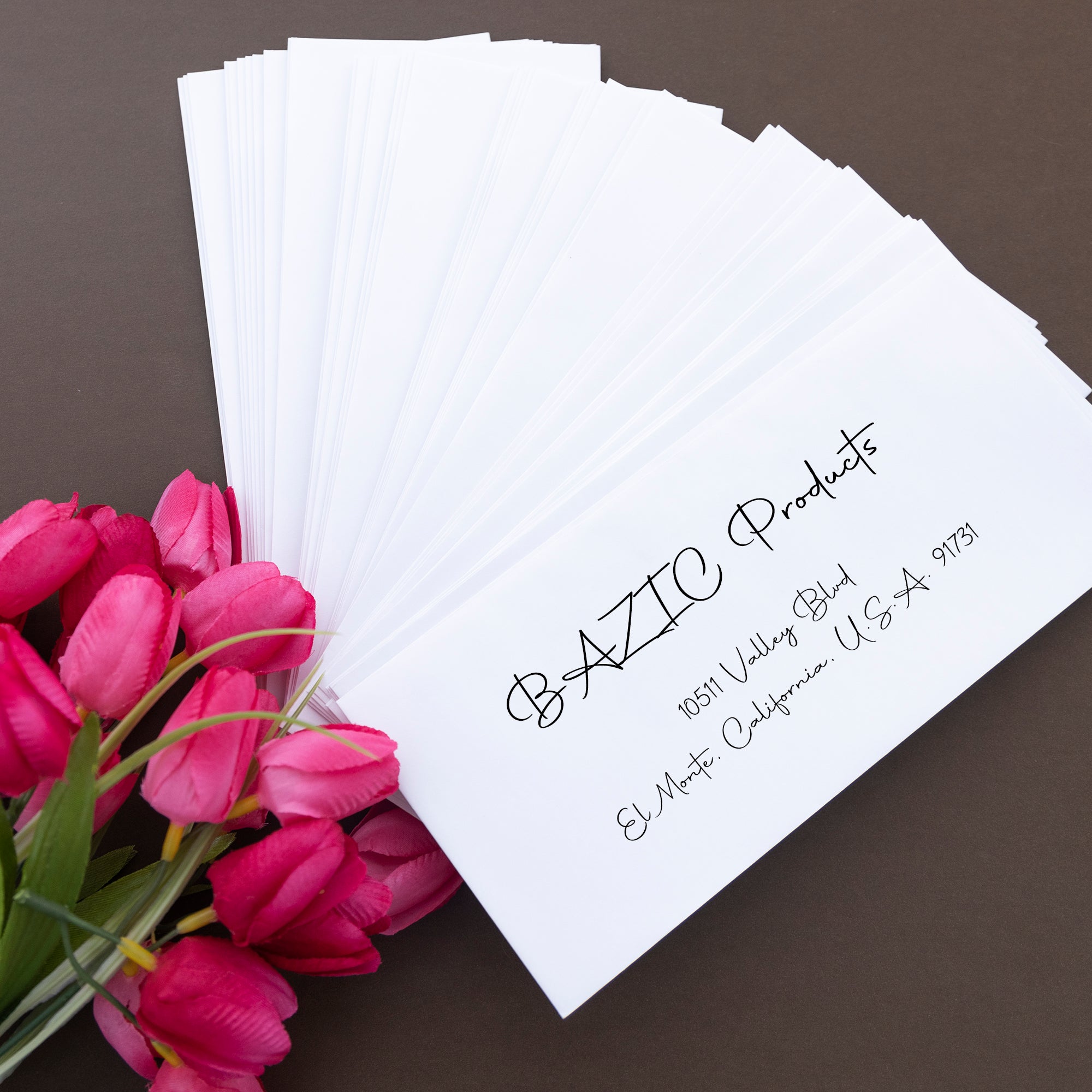 #10 White Envelopes, 40 Count, Self-Seal Closure