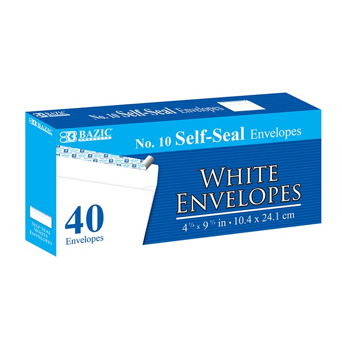 Self-Seal White Envelopes 