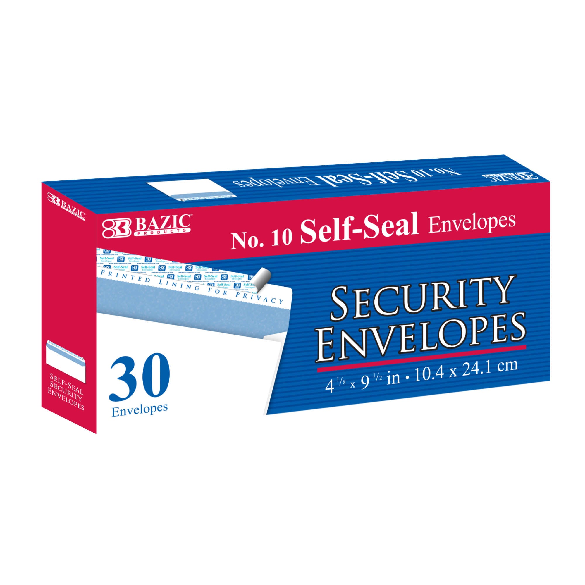 #10 Self-Seal Security Envelopes