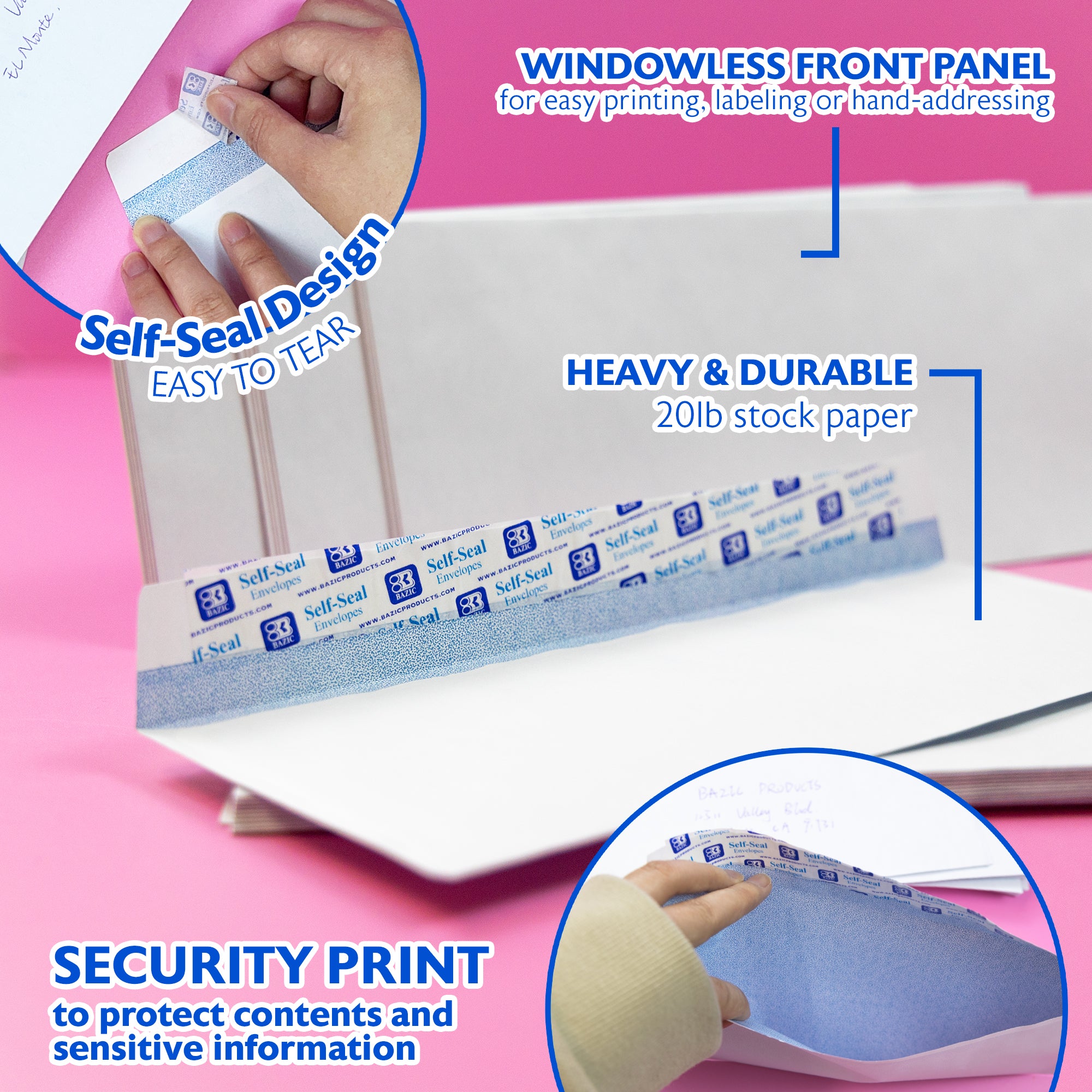 #10 Self-Seal Security Envelopes