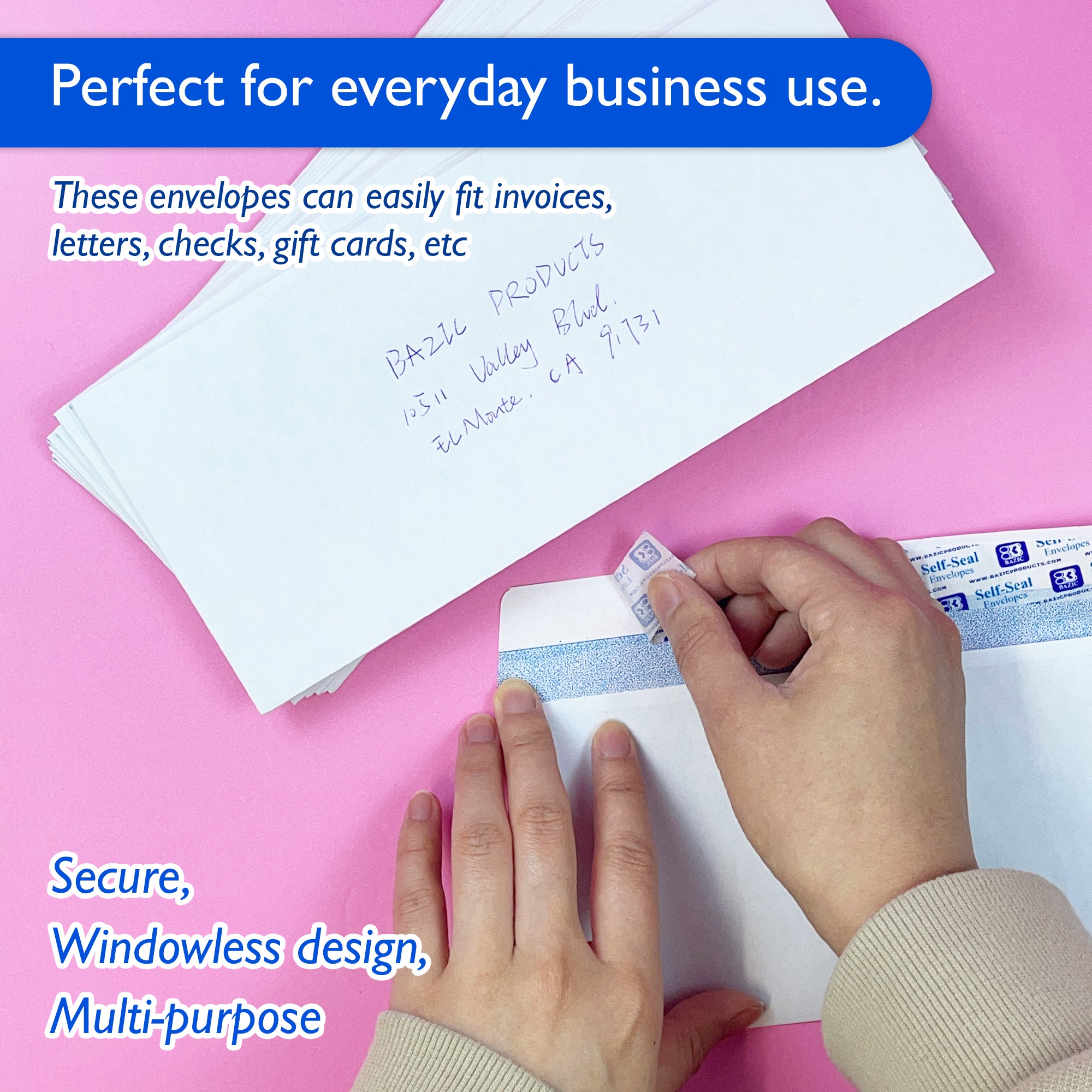 #10 Self-Seal Security Envelopes