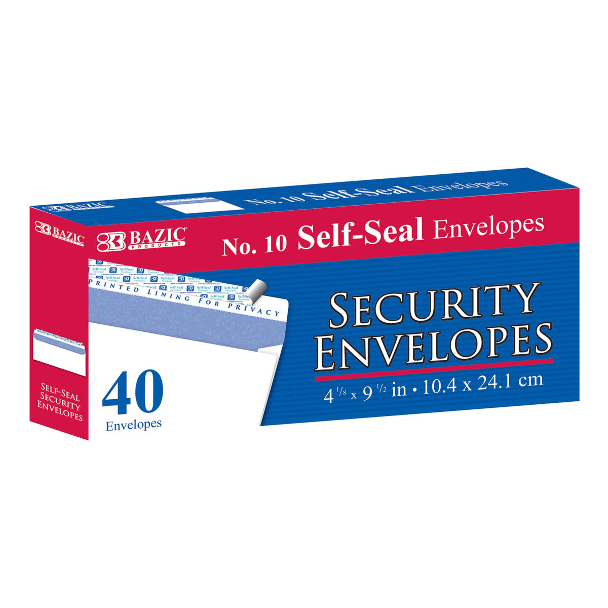 #10 Self-Seal Security Envelopes 